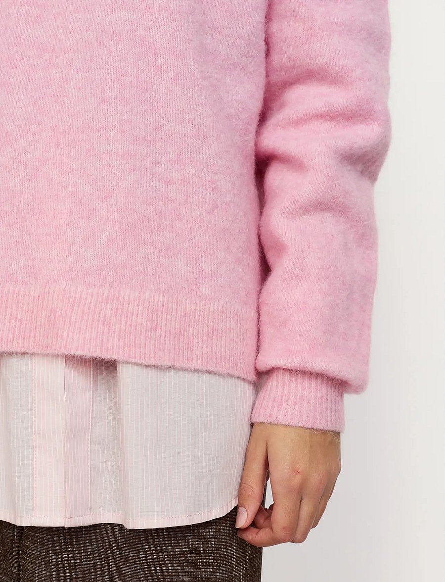 Soft Rebels - SRAllison Knit - RWS - pullover - 196 bleached mauve melange - 5