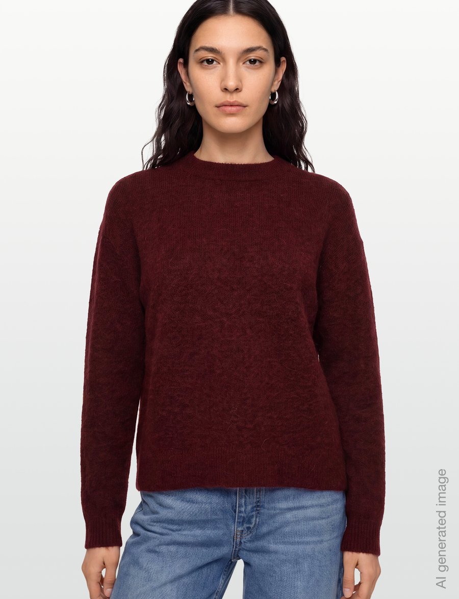 Soft Rebels - SRAllison Knit - RWS - striktrøjer - 365 vinyard wine - 3