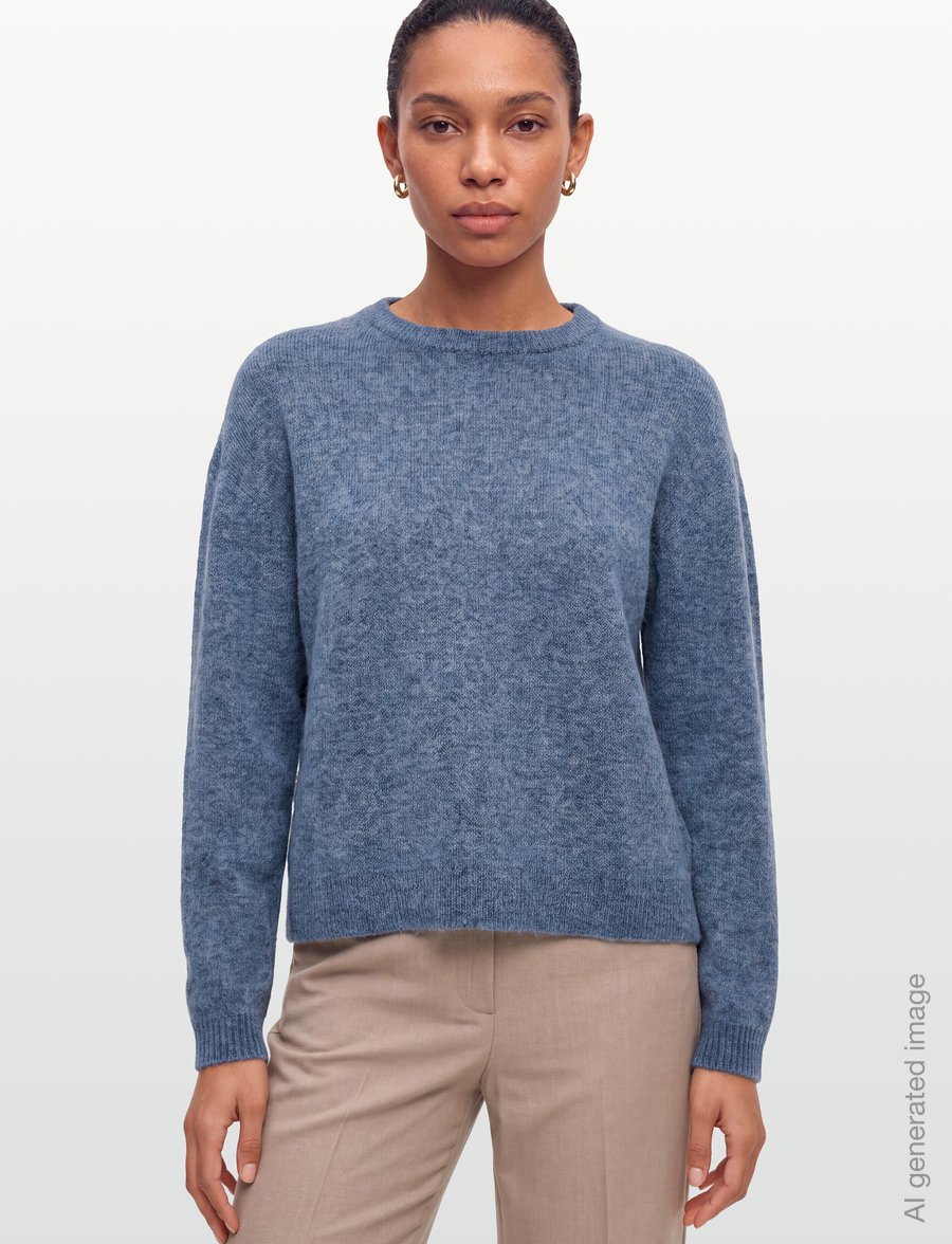 Soft Rebels - SRAllison Knit - RWS - stickade tröjor - 373 blue bonnet - 3