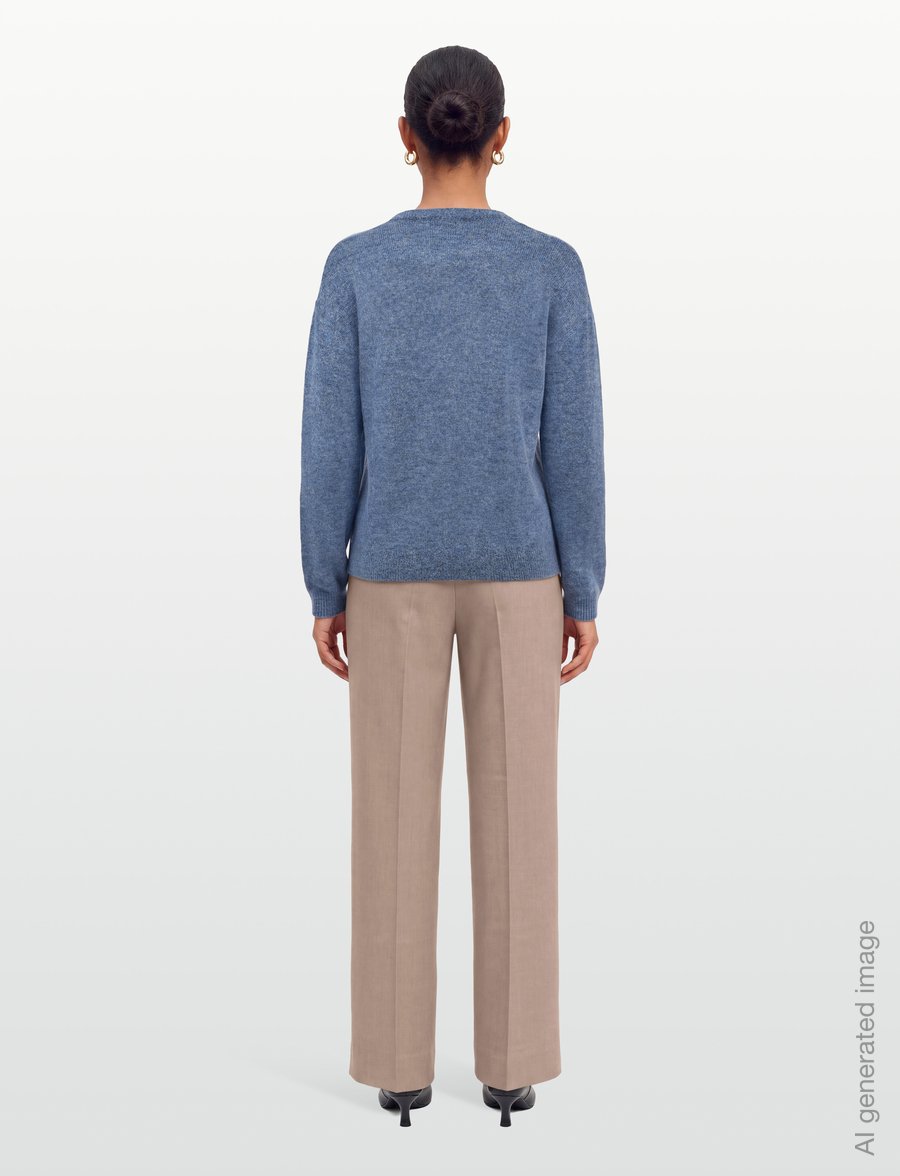 Soft Rebels - SRAllison Knit - RWS - stickade tröjor - 373 blue bonnet - 4