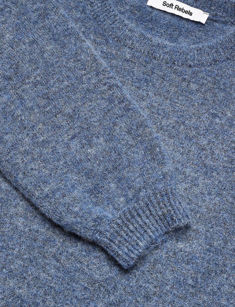Soft Rebels - SRAllison Knit - RWS - stickade tröjor - 373 blue bonnet - 5