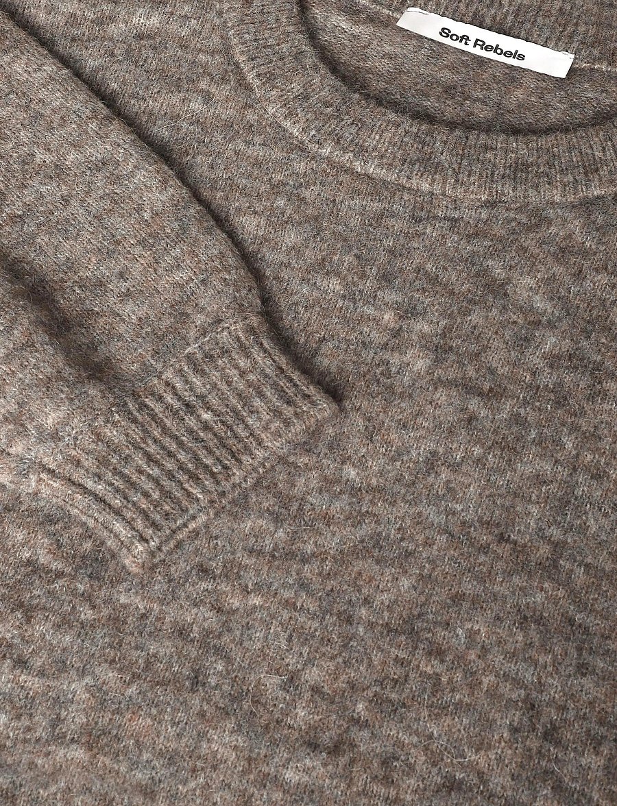Soft Rebels - SRAllison Knit - RWS - pullover - 383 demitasse melange - 2
