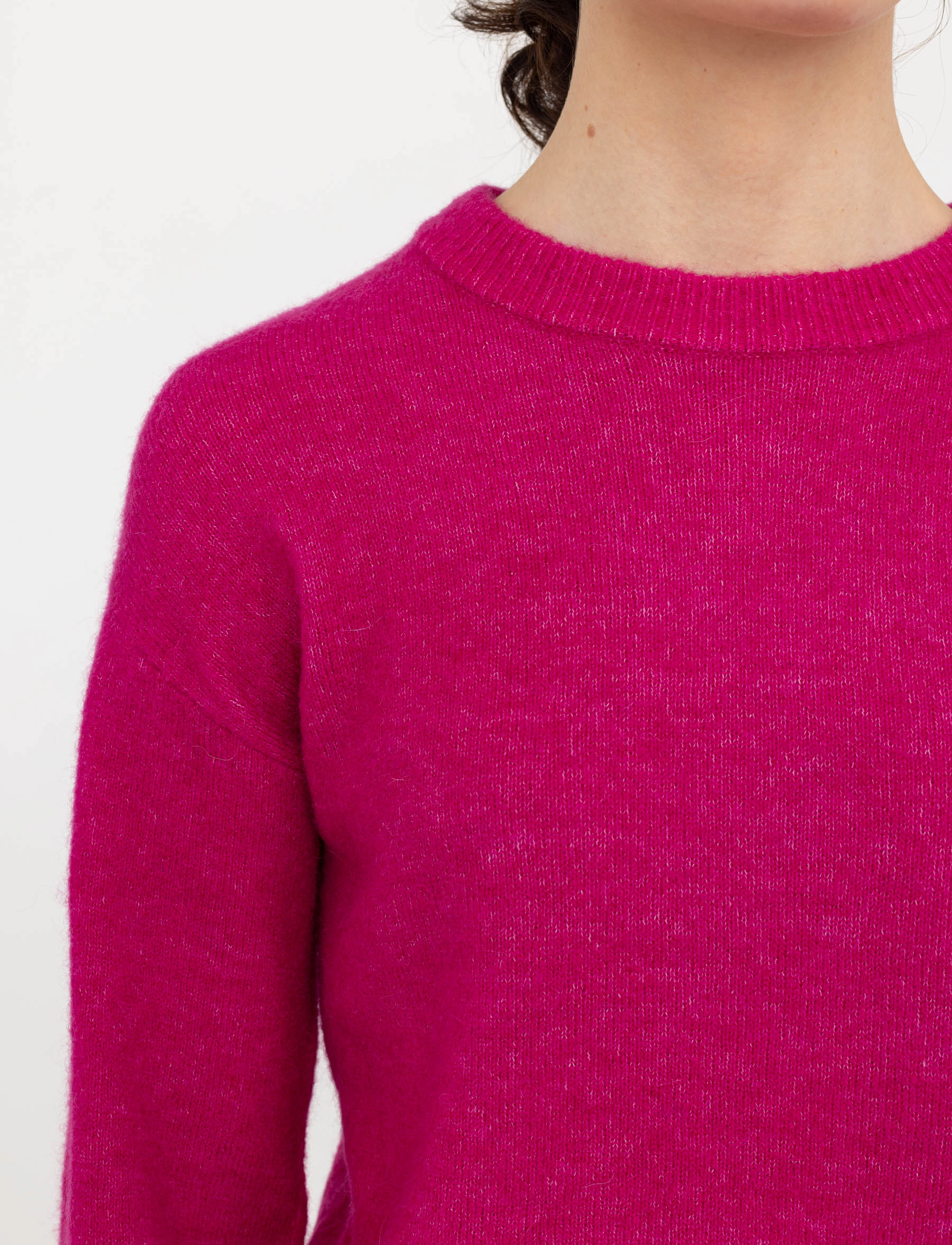 Soft Rebels - SRAllison knit - swetry - festival fuchsia - 5