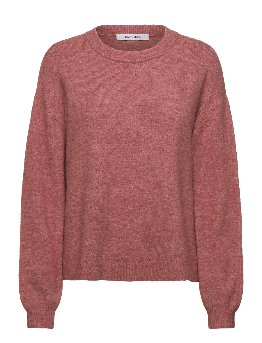Soft Rebels - SRAllison Knit - RWS - stickade tröjor - rose dawn melange - 1