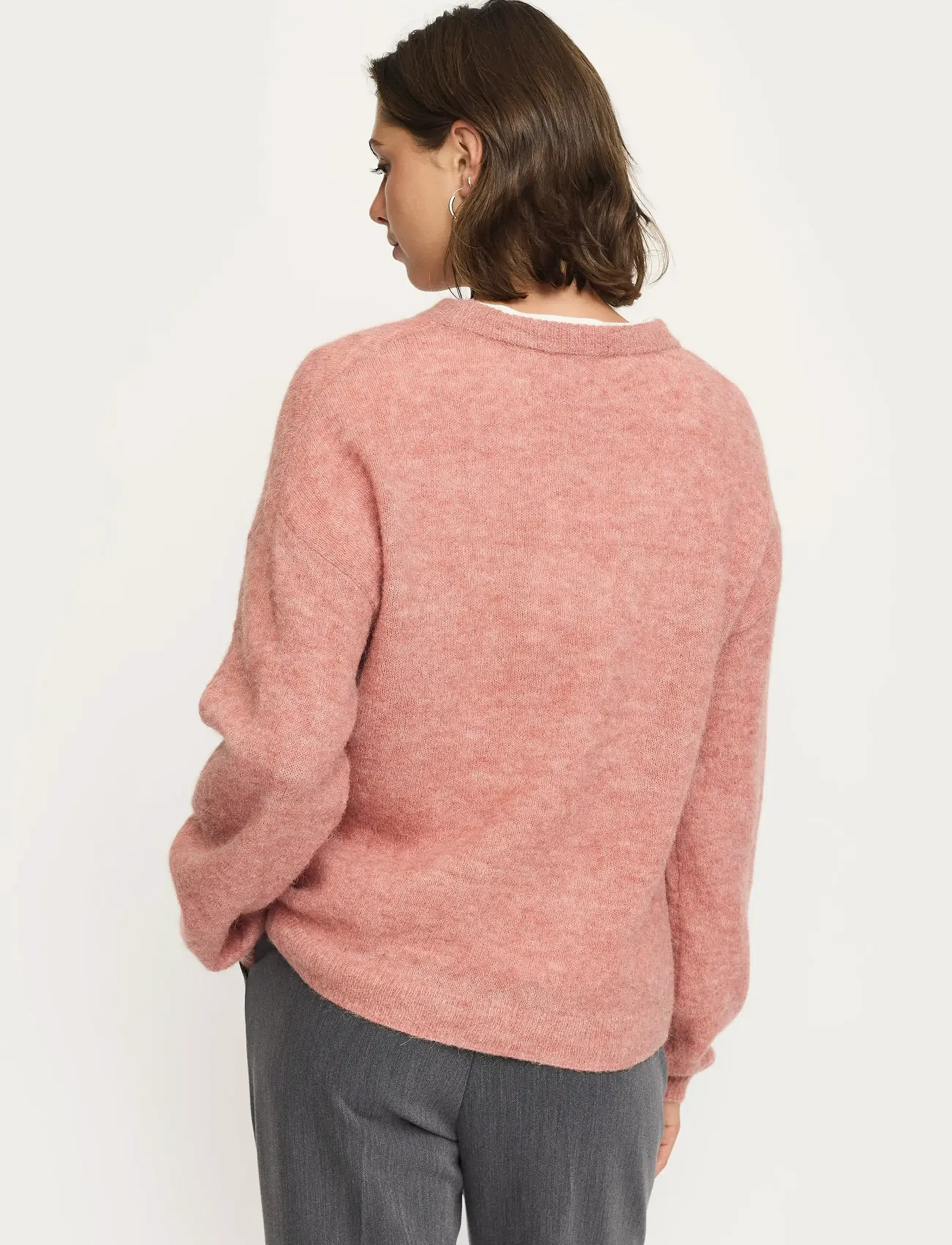 Soft Rebels - SRAllison knit - gensere - rose dawn melange - 3