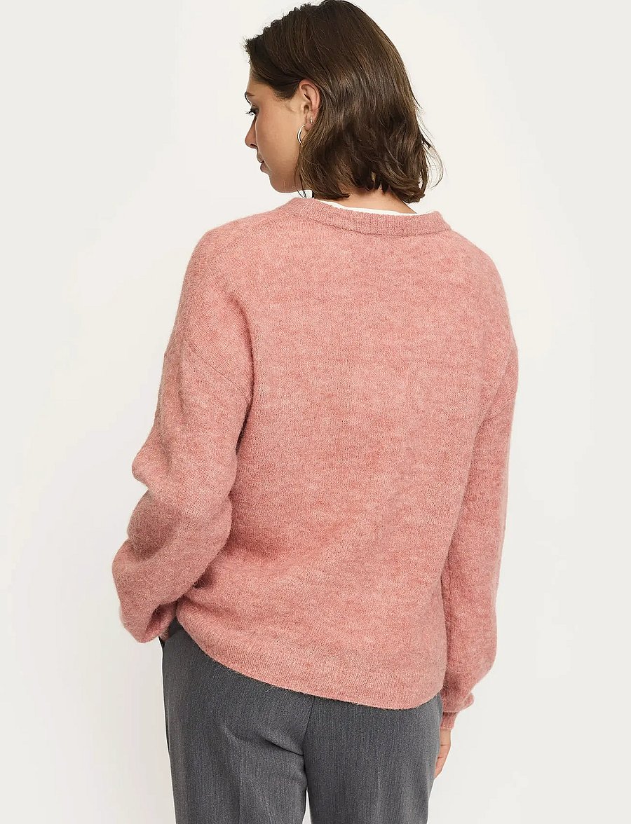 Soft Rebels - SRAllison Knit - RWS - stickade tröjor - rose dawn melange - 3