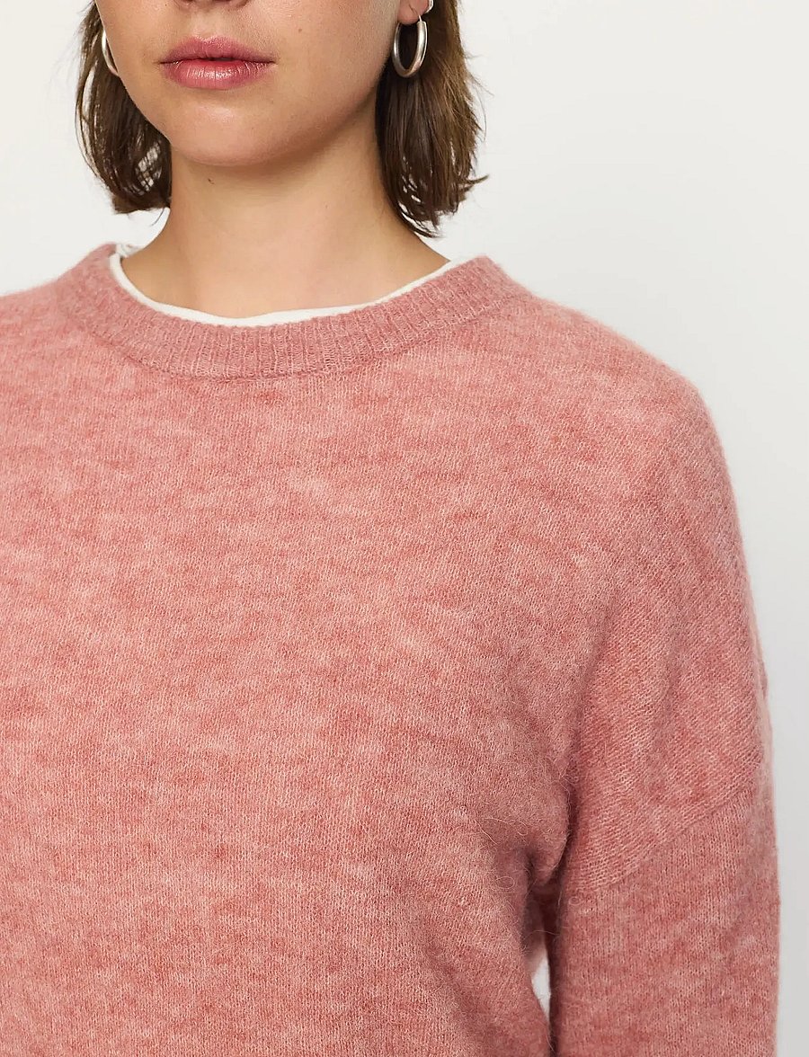 Soft Rebels - SRAllison Knit - RWS - stickade tröjor - rose dawn melange - 4