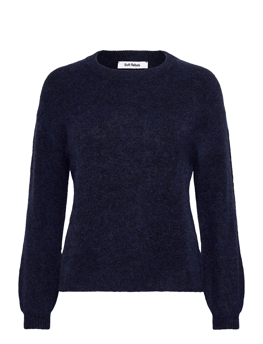 Soft Rebels - SRAllison Knit - RWS - striktrøjer - total eclipse - 0