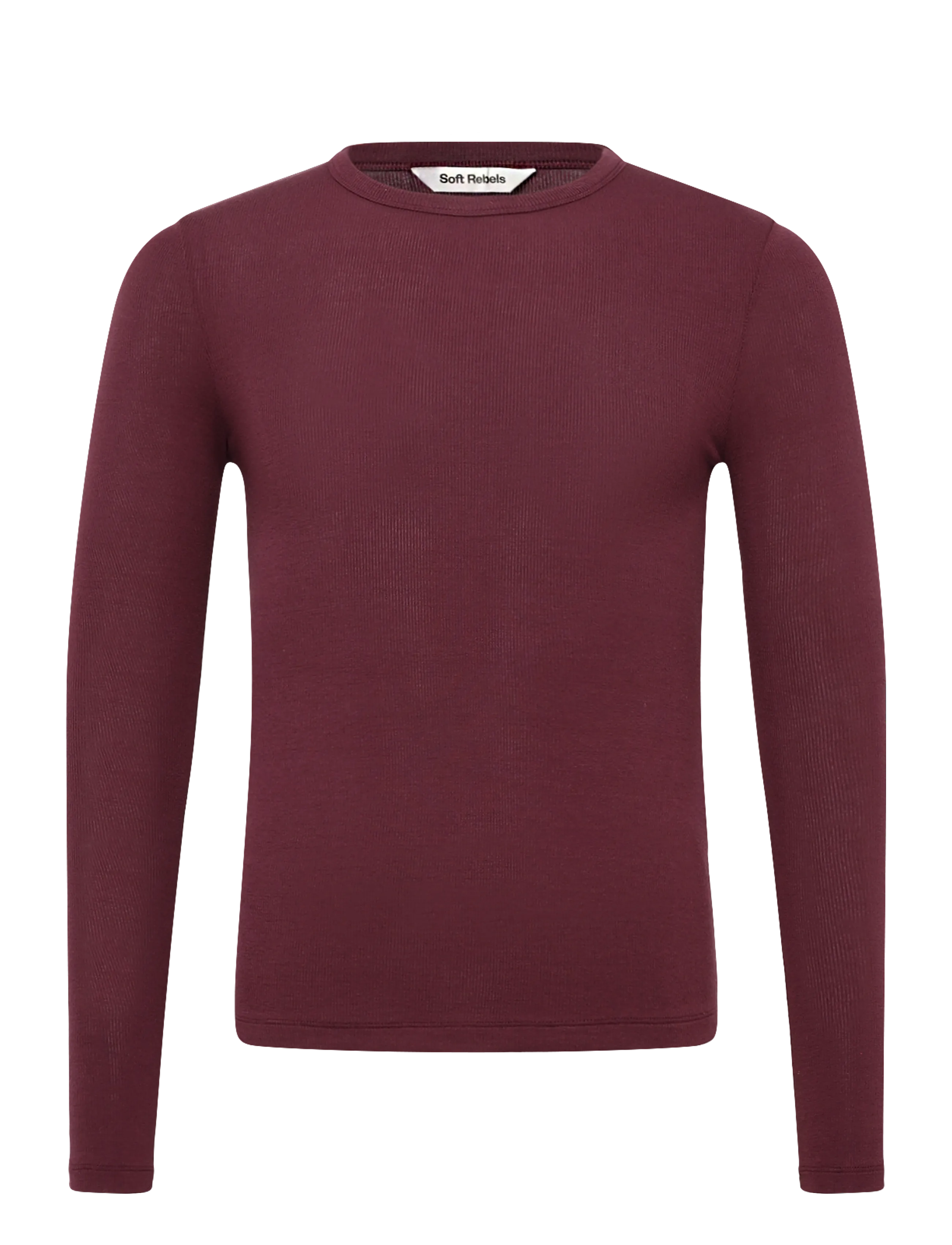 Soft Rebels SRFenja O-neck Top - Soft Rebels - 365 VINYARD WINE / burgundy