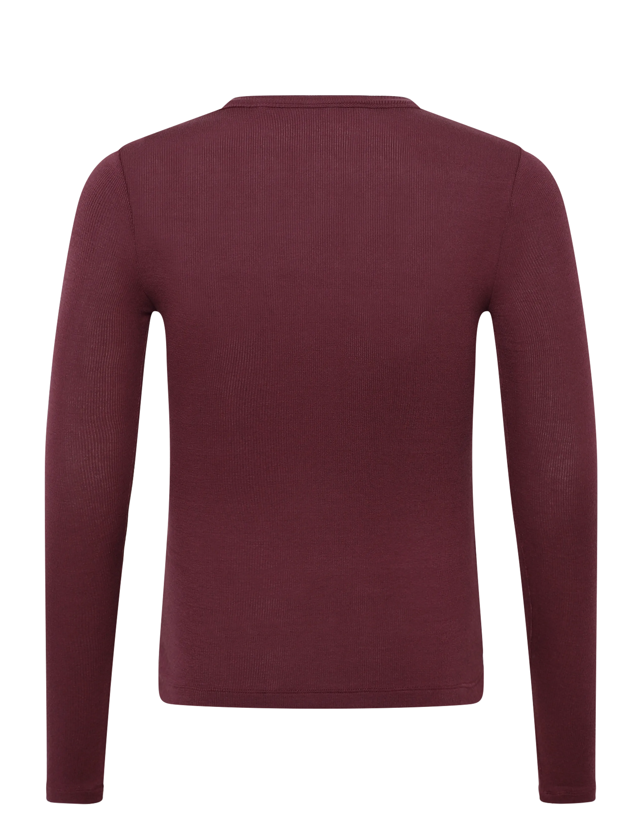 Soft Rebels - SRFenja O-neck Top - långärmade toppar - 365 vinyard wine - 1
