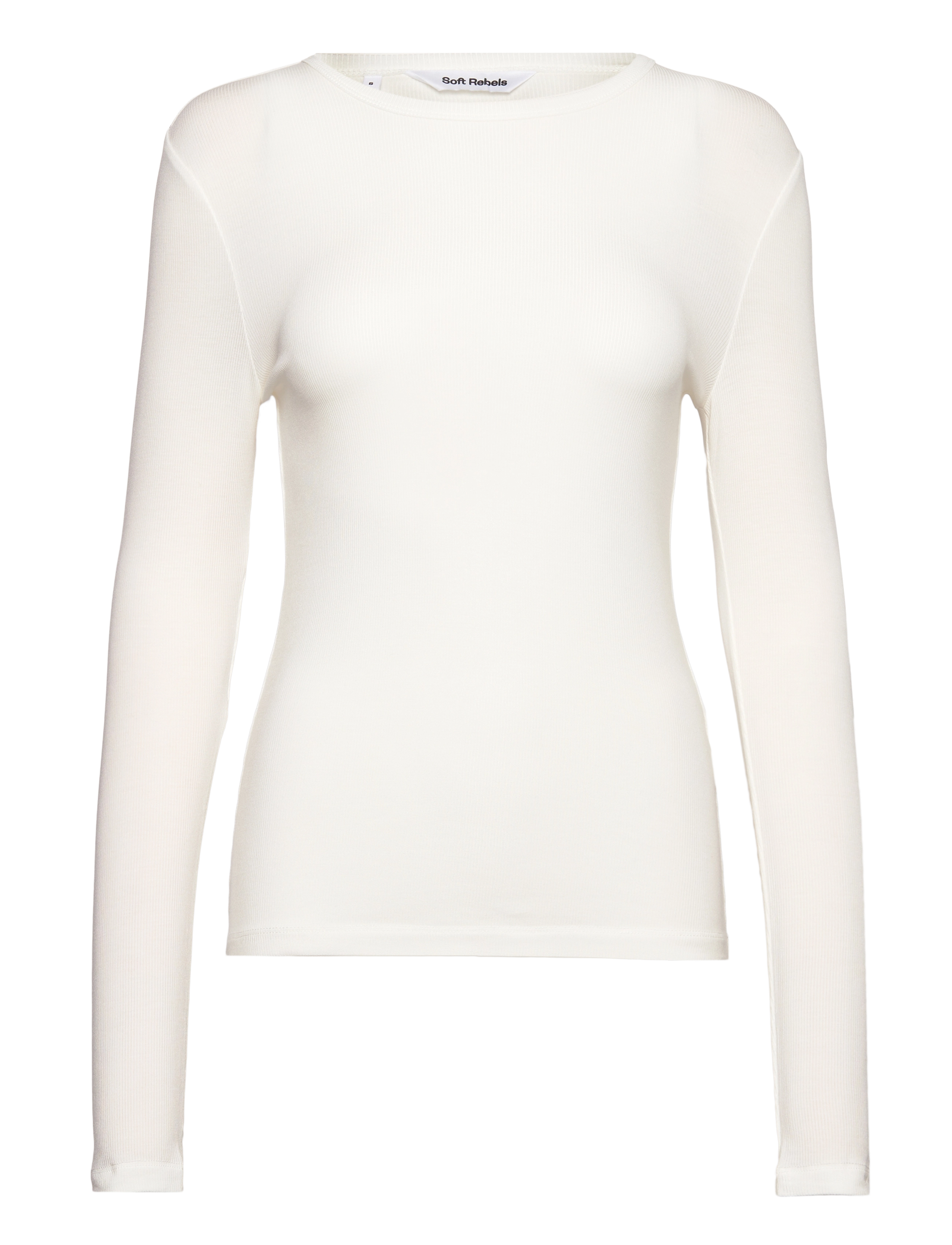 SOFT REBELS Srfenja O-Neck Oberteil Weiß - L - Damen