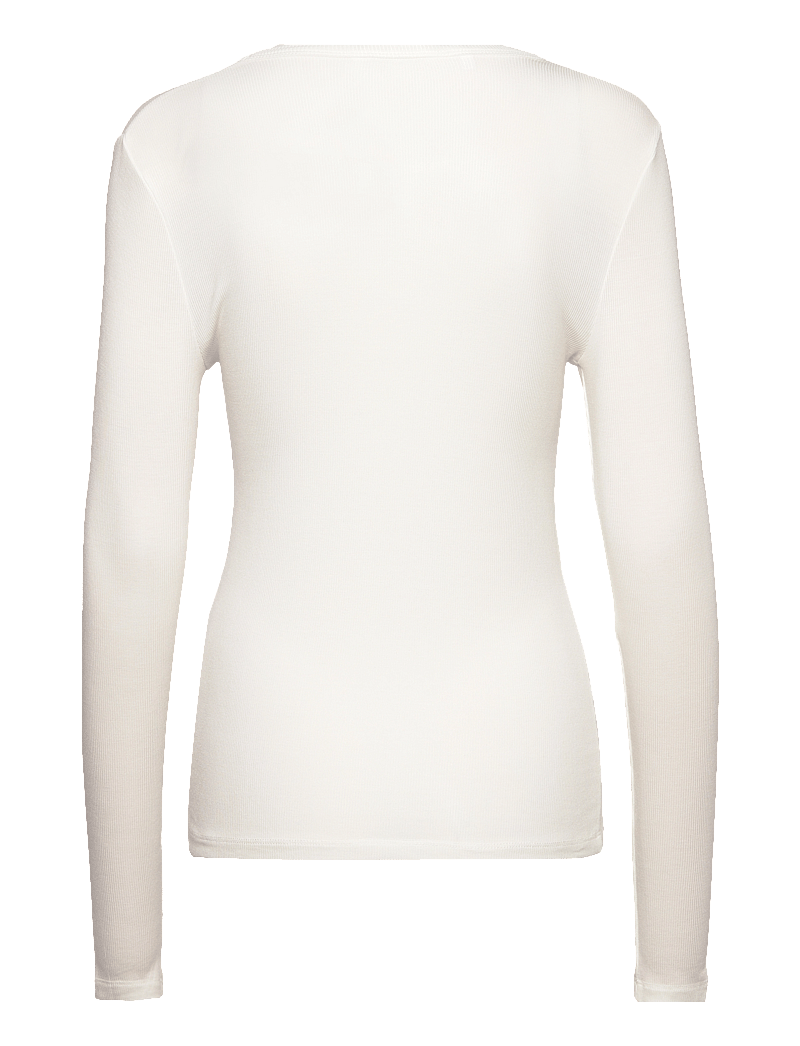 Soft Rebels - SRFenja O-neck Top - langärmlige tops - snow white - 2