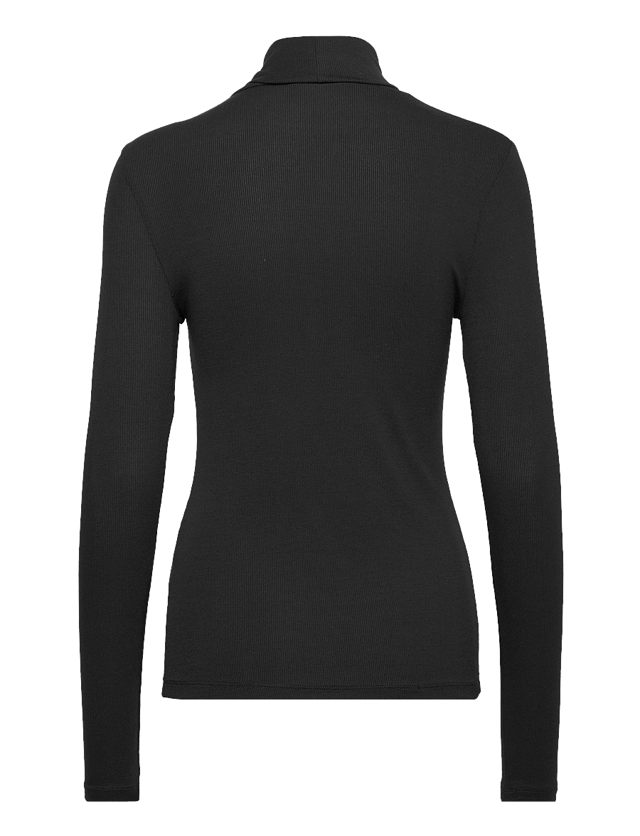 Soft Rebels - SRFenja Rollneck Top - topi ar garām piedurknēm - black - 2