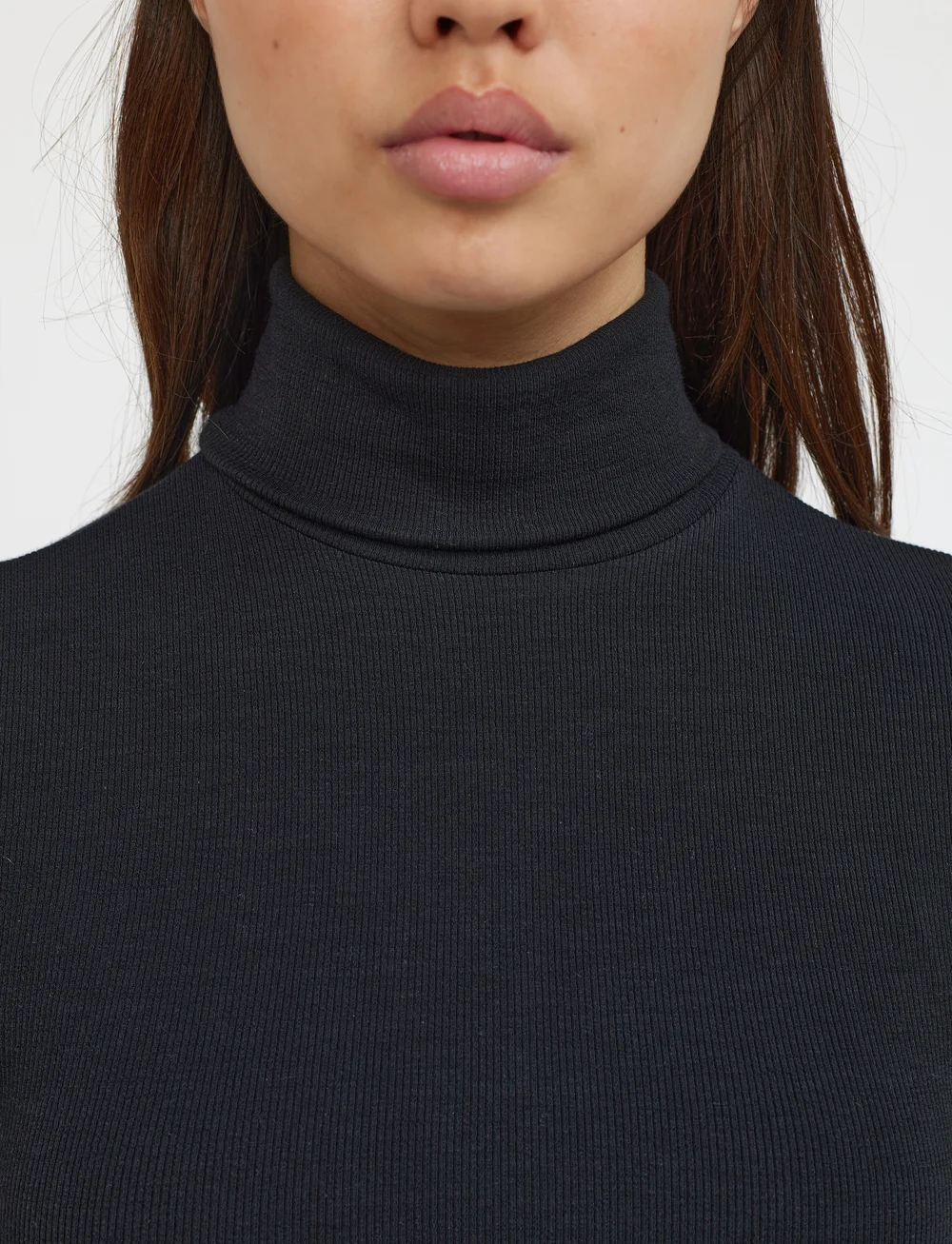 Soft Rebels - SRFenja Rollneck Top - långärmade toppar - black - 4