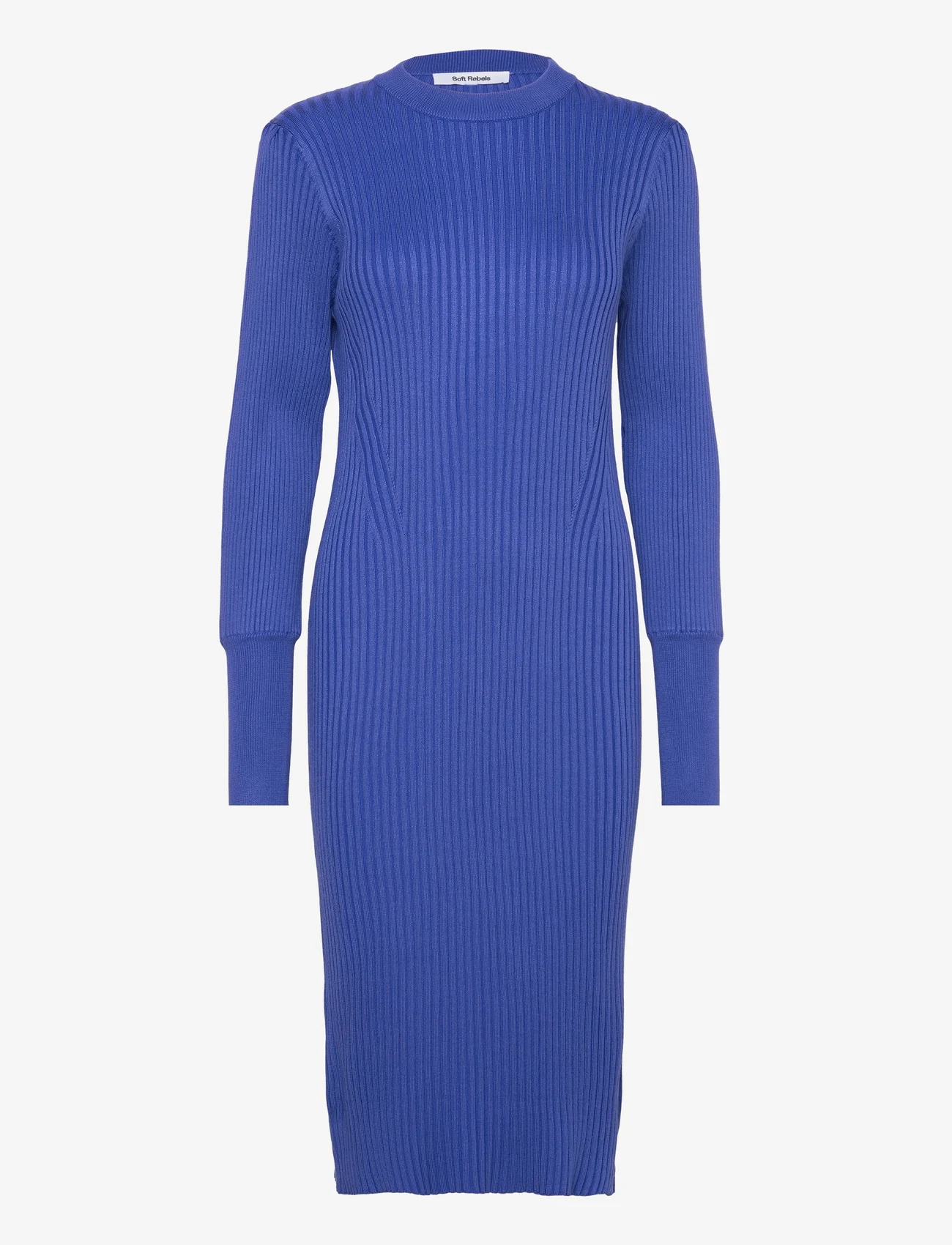Soft Rebels - SRNoa Dress Knit - bodycon dresses - dazzling blue - 0