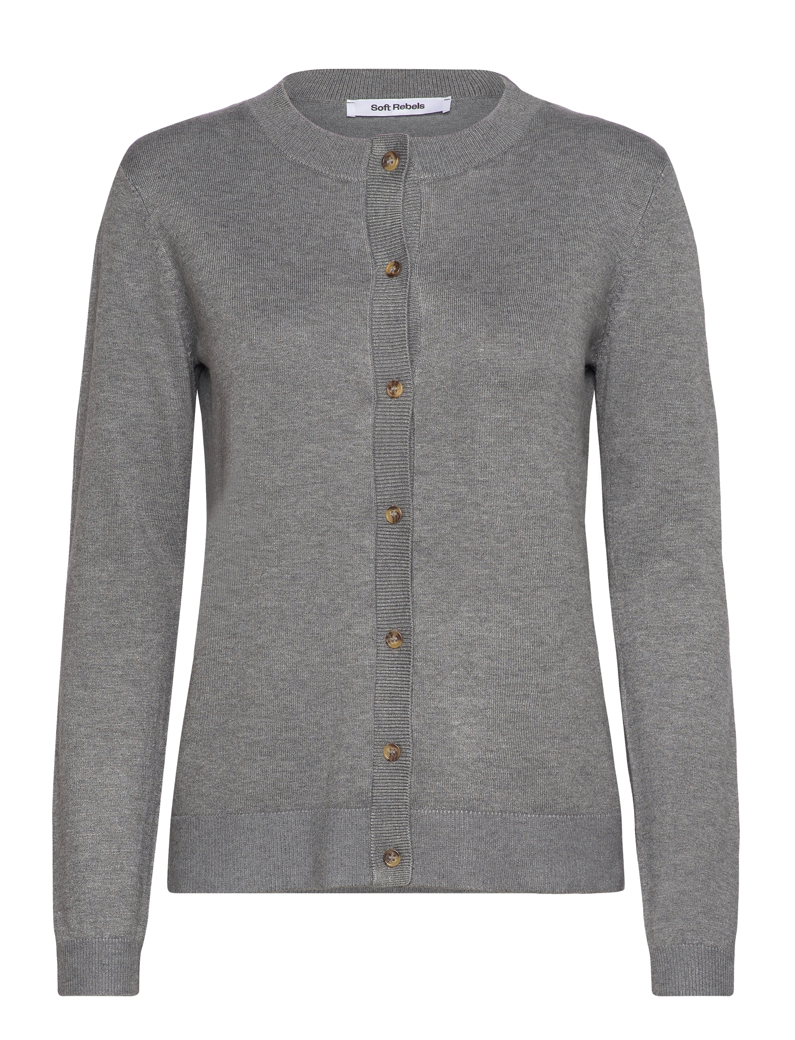 SOFT REBELS Srmarla Cardigan Knit Grau - S - Damen