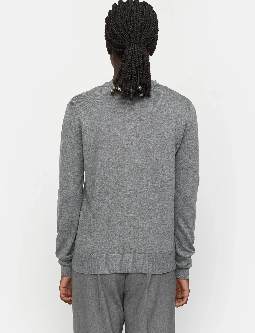 Soft Rebels - SRMarla Cardigan knit - koftor - medium grey melange - 3