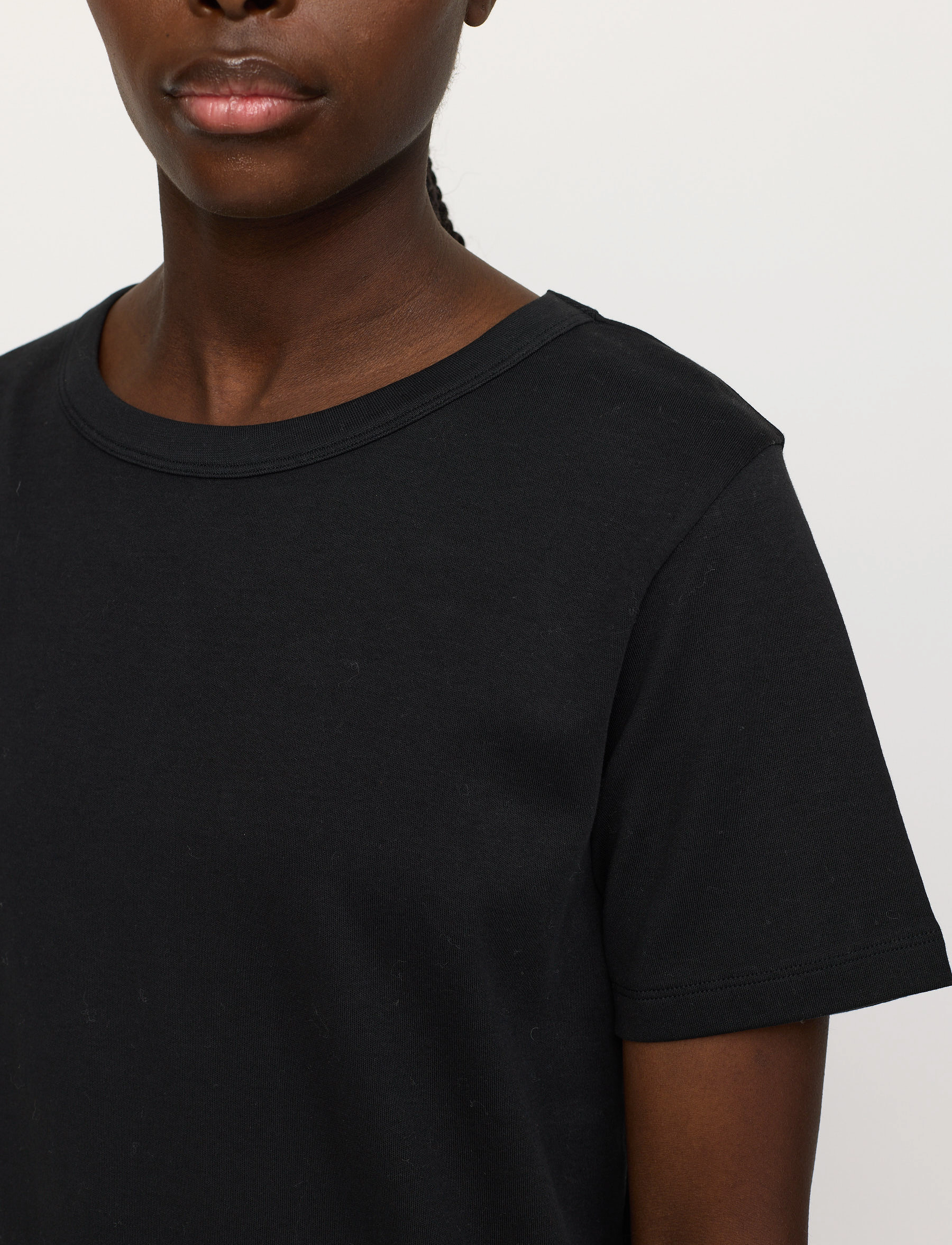 Soft Rebels - SRHella T-shirt GOTS - t-shirts - black - 4