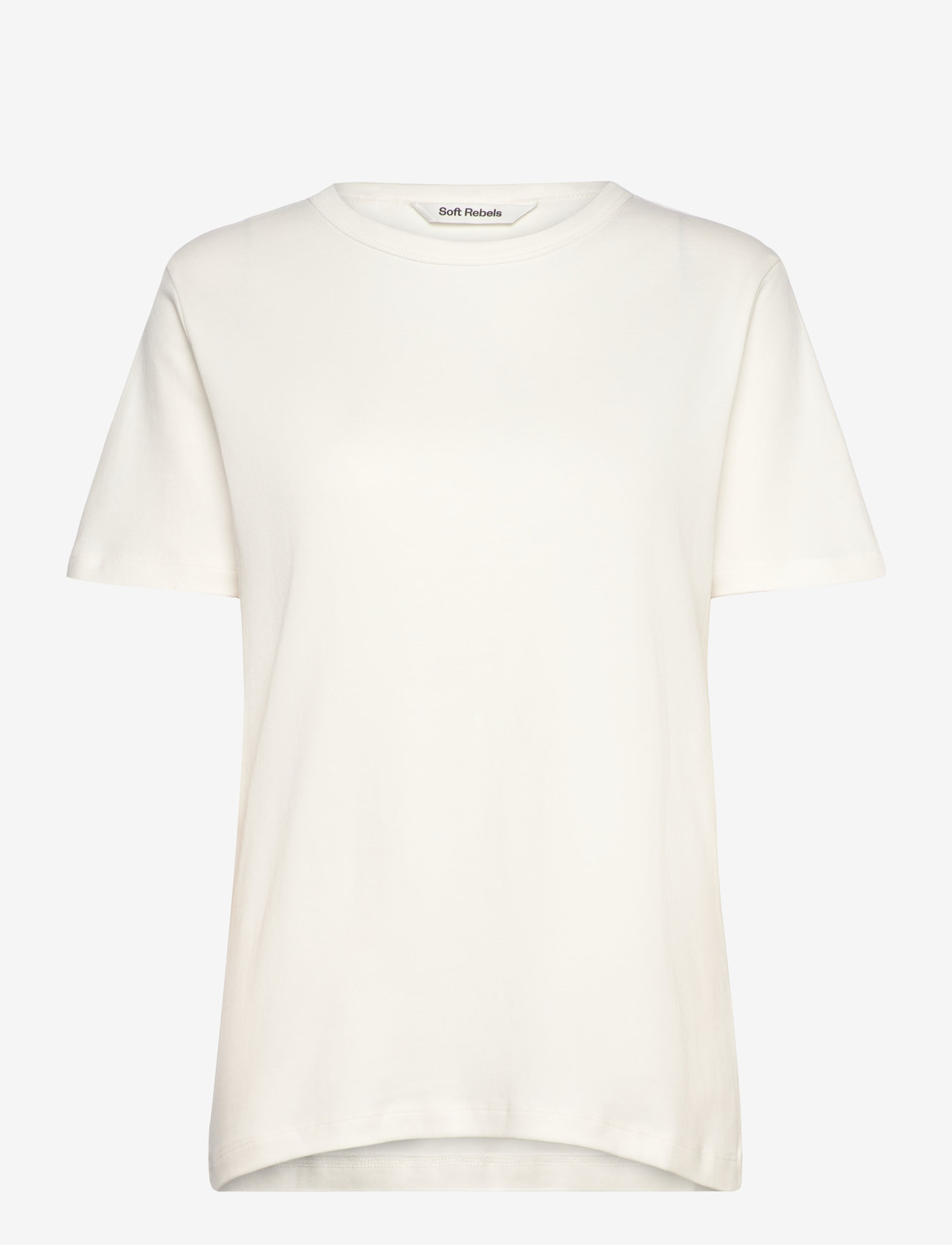 Soft Rebels - SRHella T-shirt GOTS - t-shirts - snow white - 1