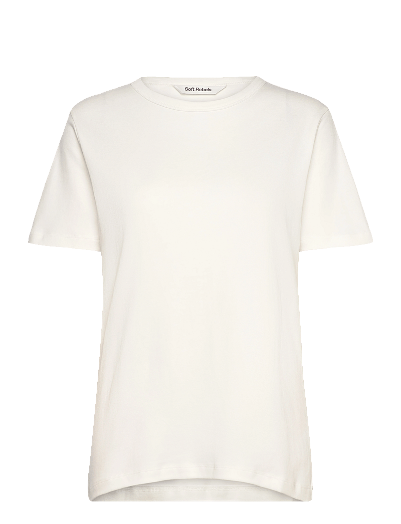 Soft Rebels - SRHella T-shirt GOTS - t-shirts - snow white - 1