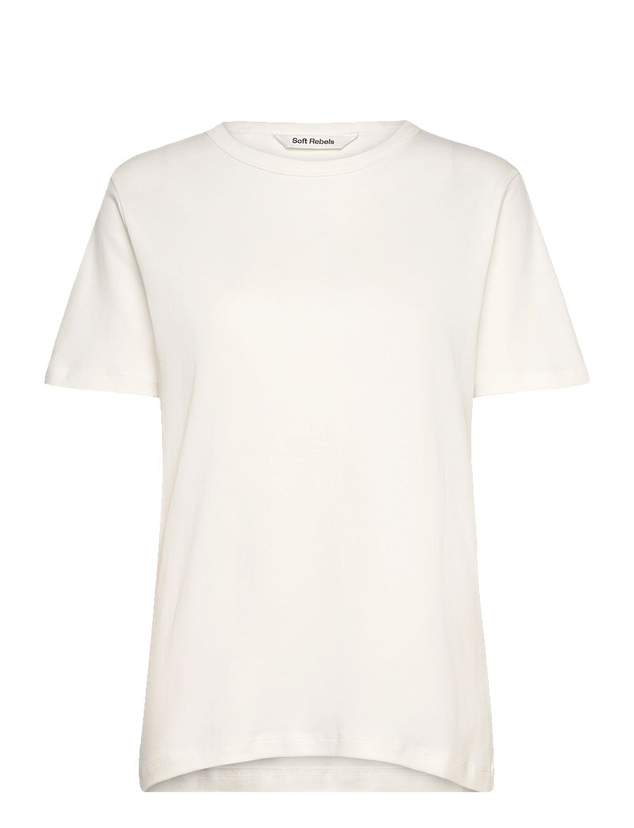 Soft Rebels - SRHella T-shirt GOTS - t-shirts - snow white - 1