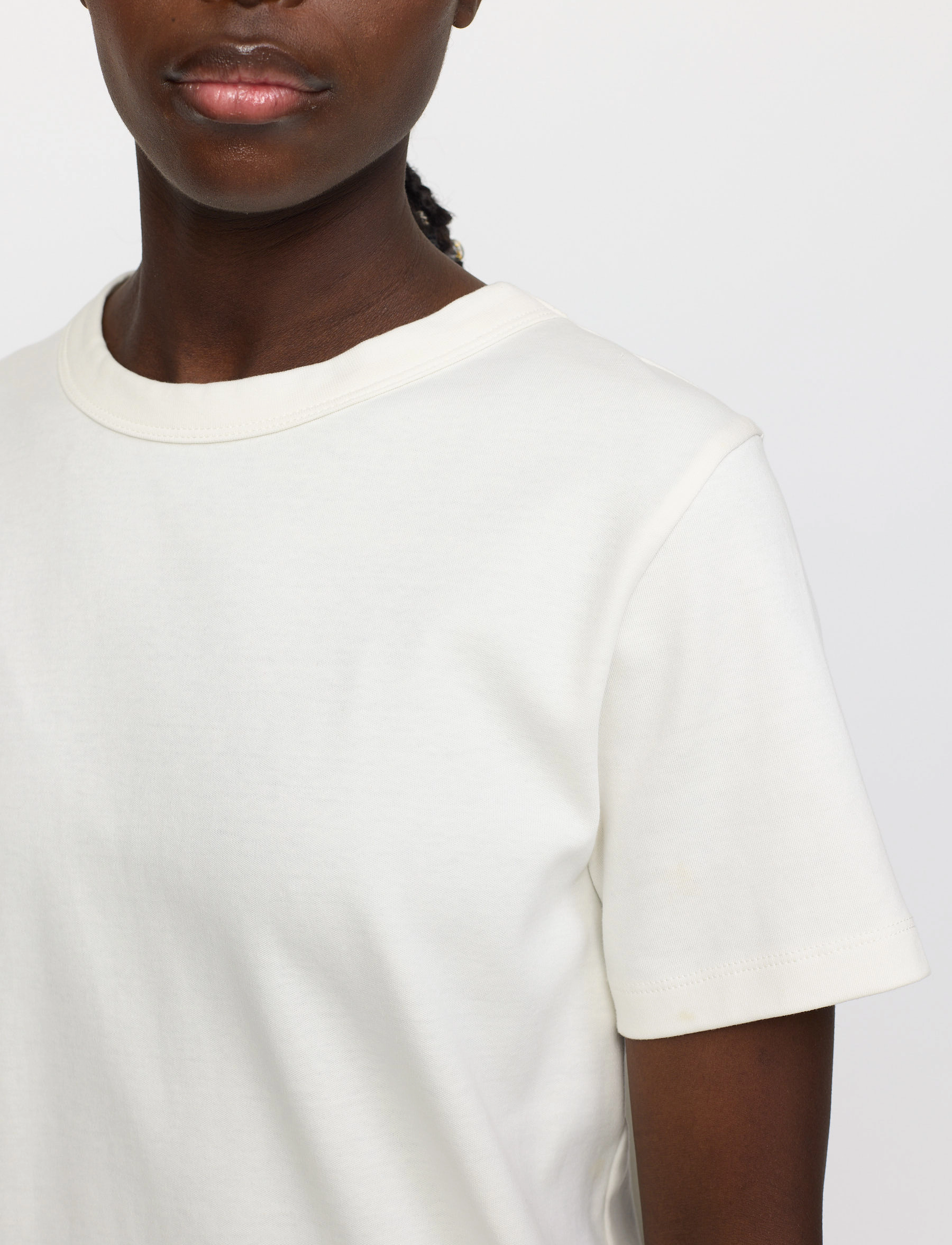 Soft Rebels - SRHella T-shirt GOTS - t-shirts - snow white - 4