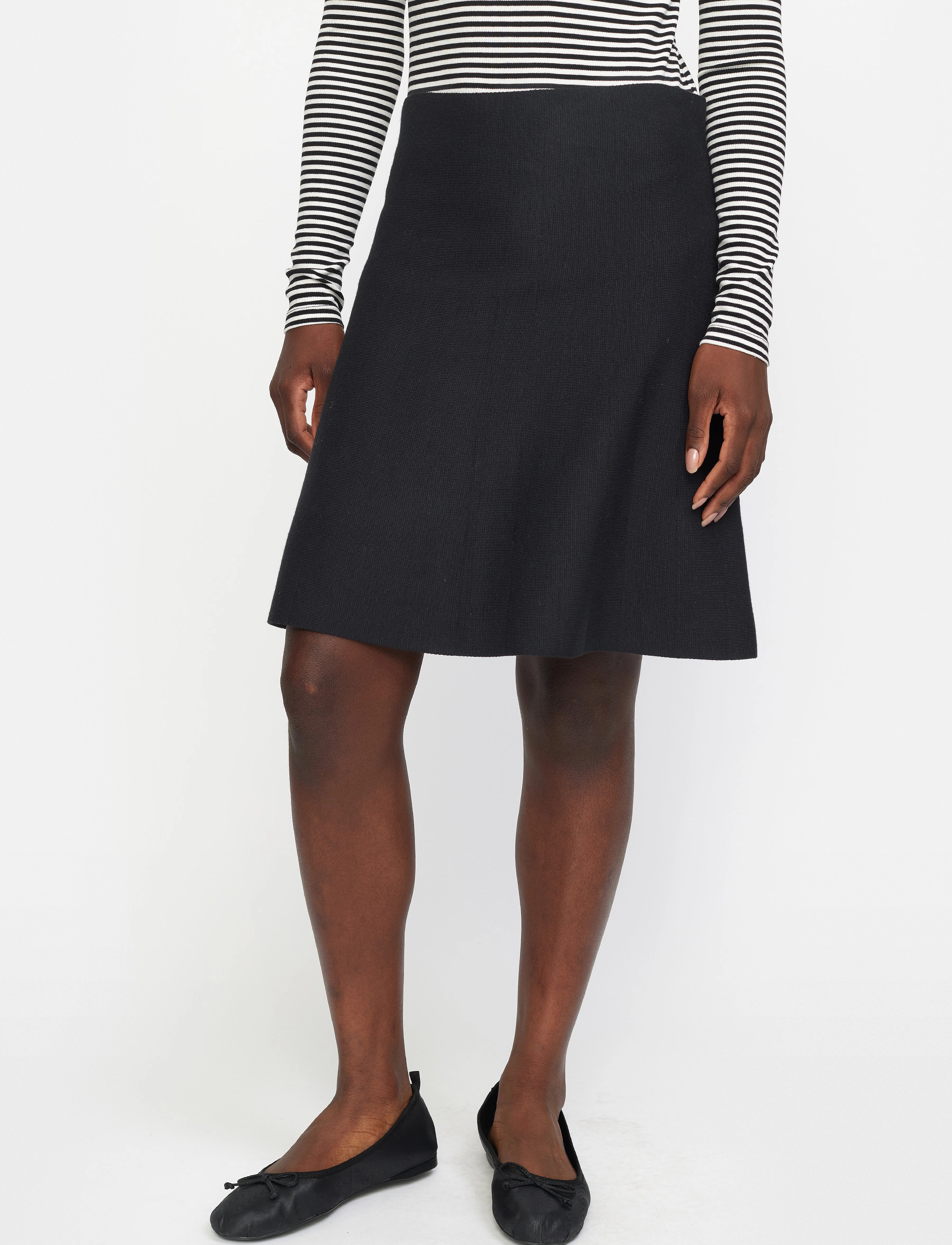 Soft Rebels Srhenrietta Short Skirt, Kvinder, A-Linje Kort Nederdel, Sort, Str: S