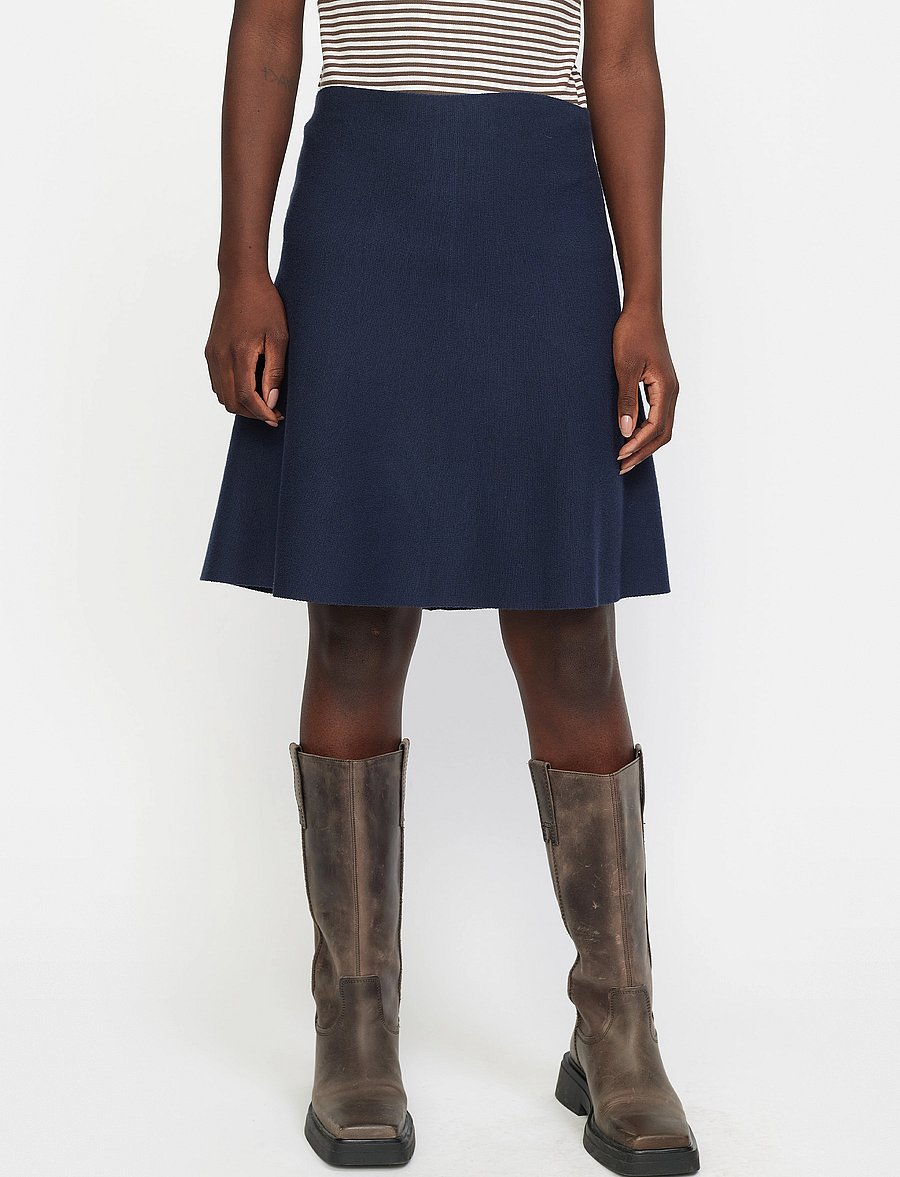 Soft Rebels - SRHenrietta Short Skirt - gebreide rokken - total eclipse - 0