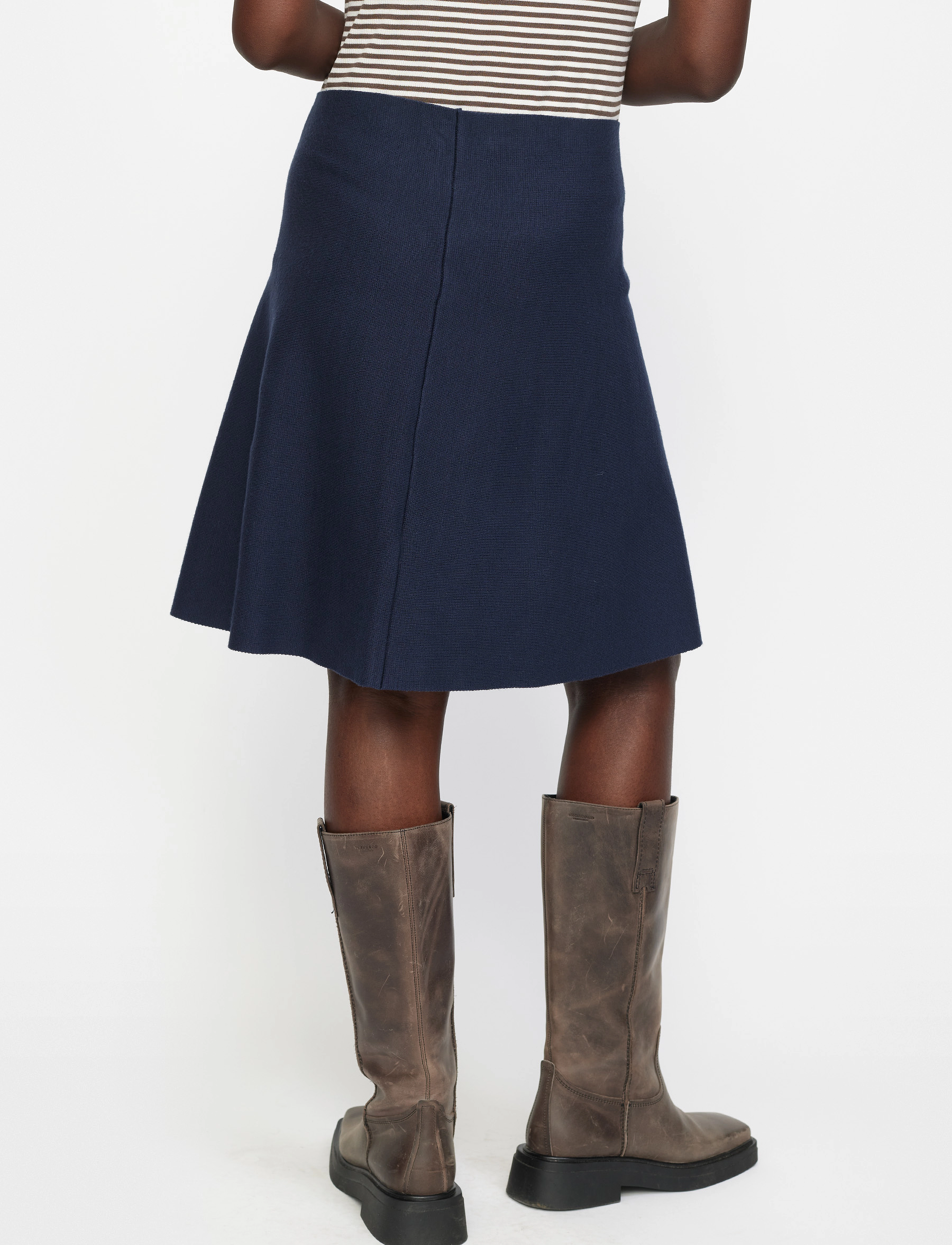 Soft Rebels - SRHenrietta Short Skirt - stickade kjolar - total eclipse - 3
