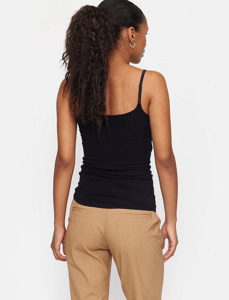 Soft Rebels - SRLinsey Strap Top - palaidinukės be rankovių - black - 4