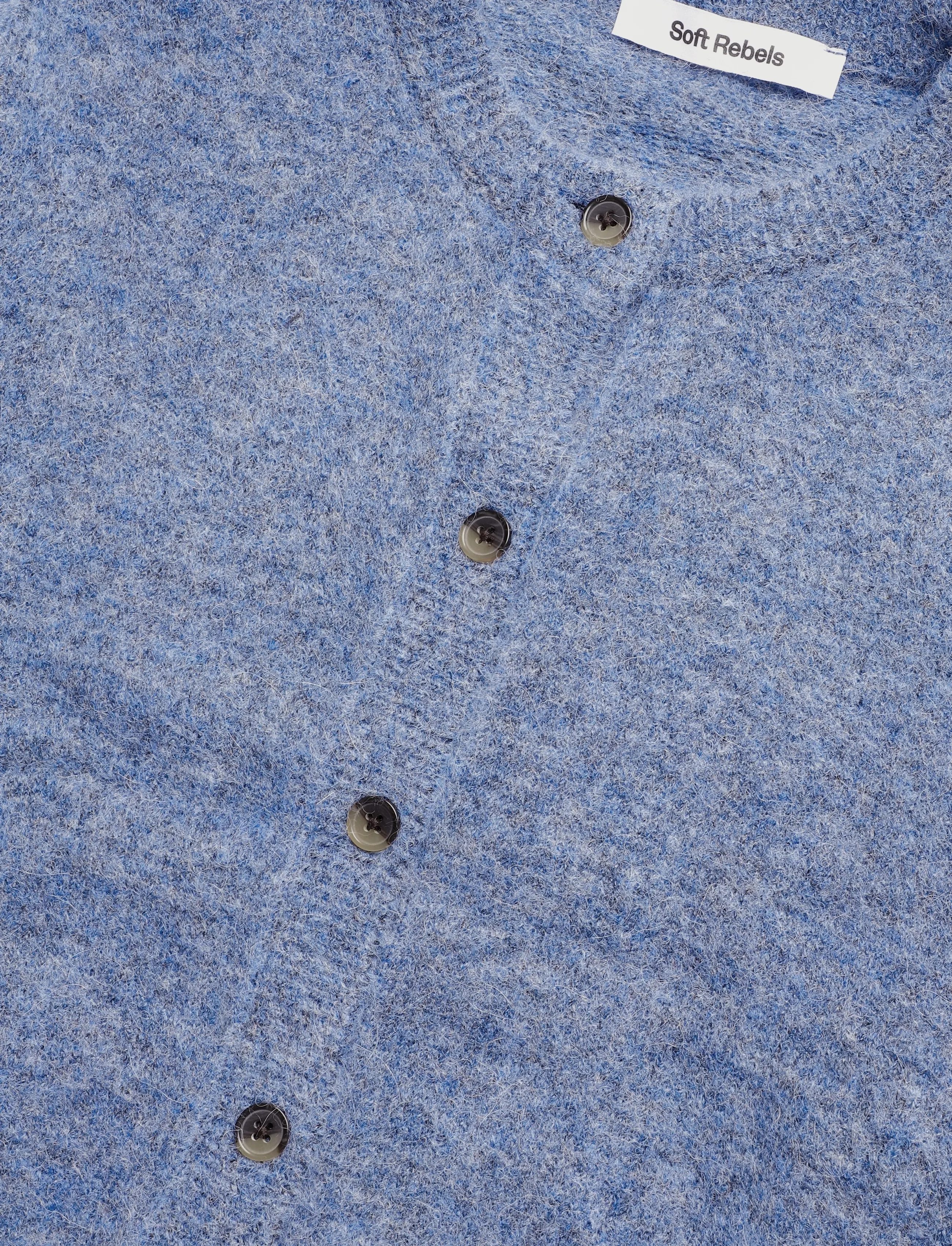 Soft Rebels - SRAllison O-neck Cardigan Knit - RWS - kardiganid - 373 blue bonnet - 2