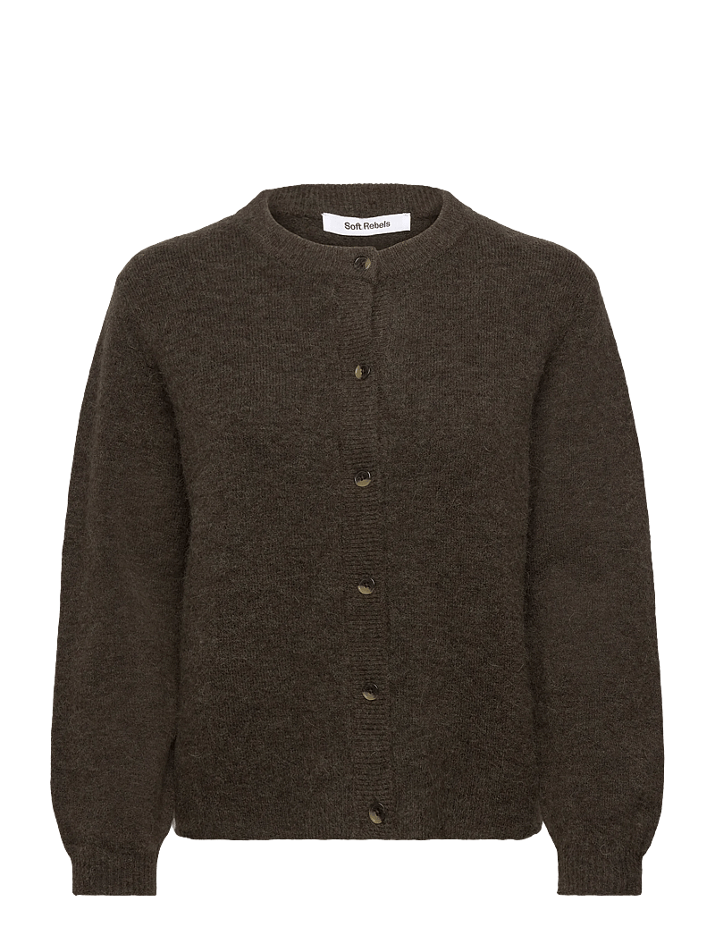 Soft Rebels - SRAllison O-neck Cardigan Knit - cardigans - chimera melange - 1