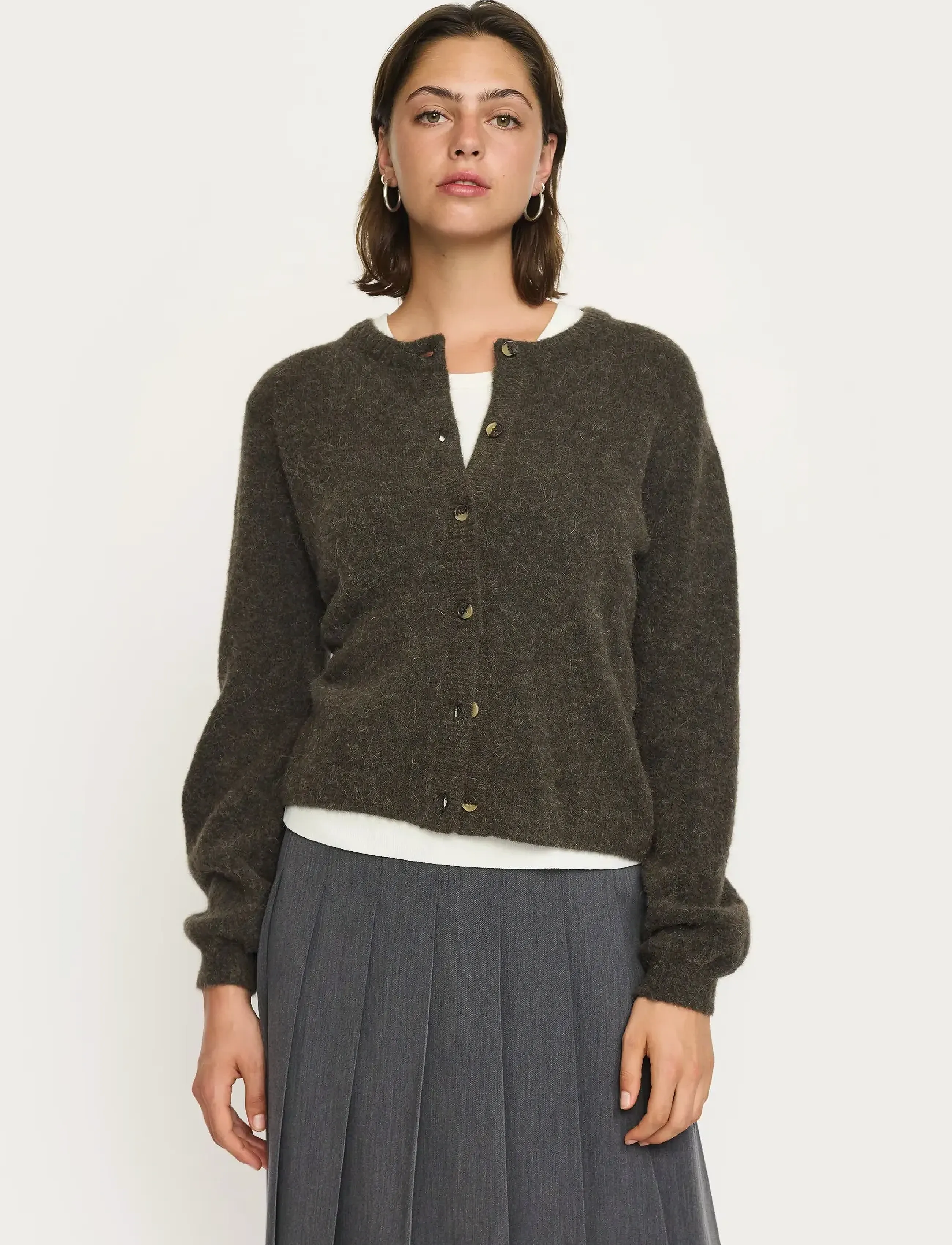 Soft Rebels - SRAllison o-neck cardigan knit - kardiganid - chimera melange - 0