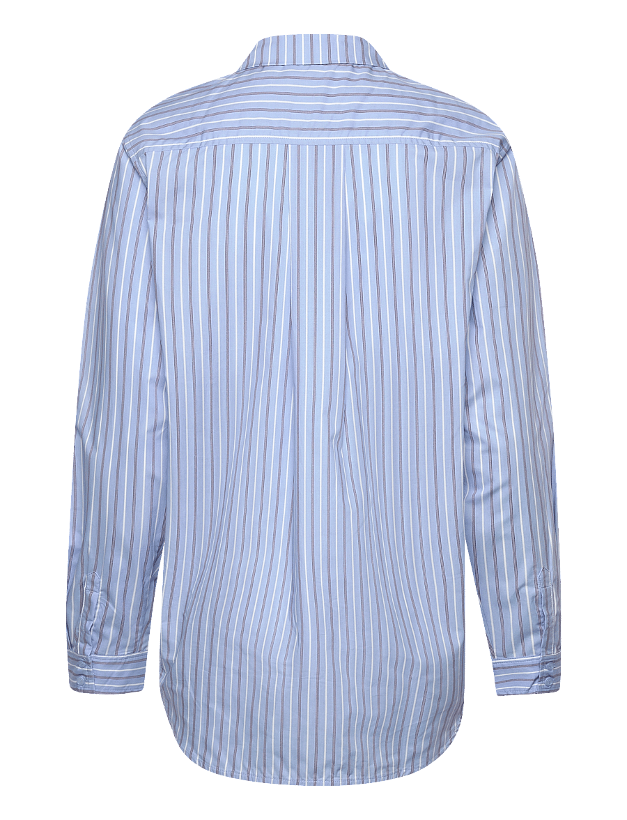 Soft Rebels - SRBeate LS Shirt striped - two tone stripes placid blue - 1