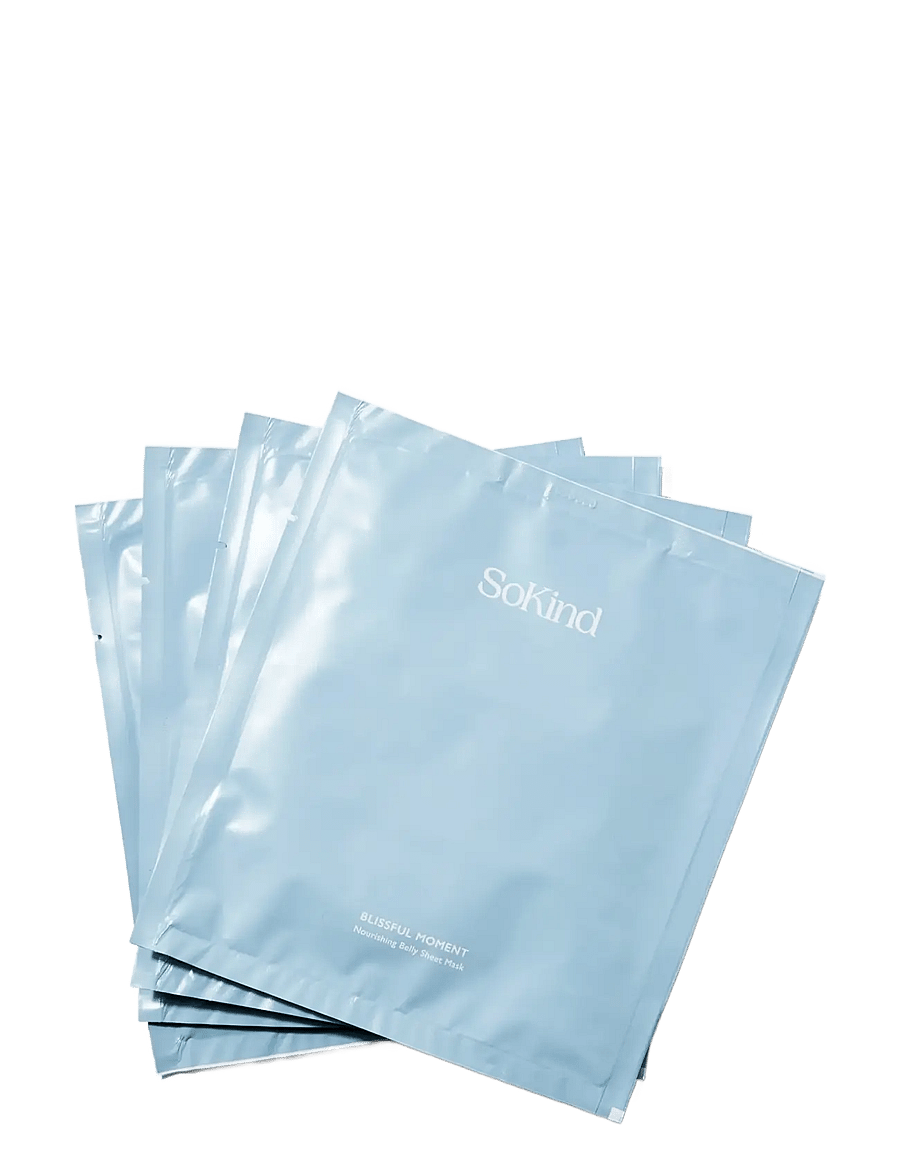 SoKind - Blissful Moments Nourishing Belly Sheet Masks - hautpflege für schwangere - clear - 1