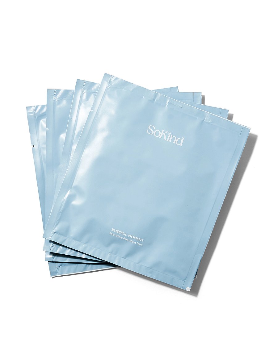 SoKind - Blissful Moments Nourishing Belly Sheet Masks - mor & barn - clear - 1