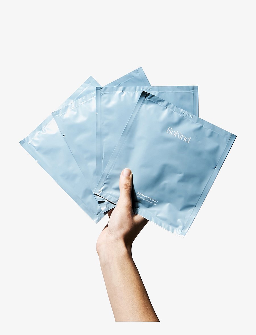 SoKind - Blissful Moments Nourishing Belly Sheet Masks - mor & barn - clear - 3