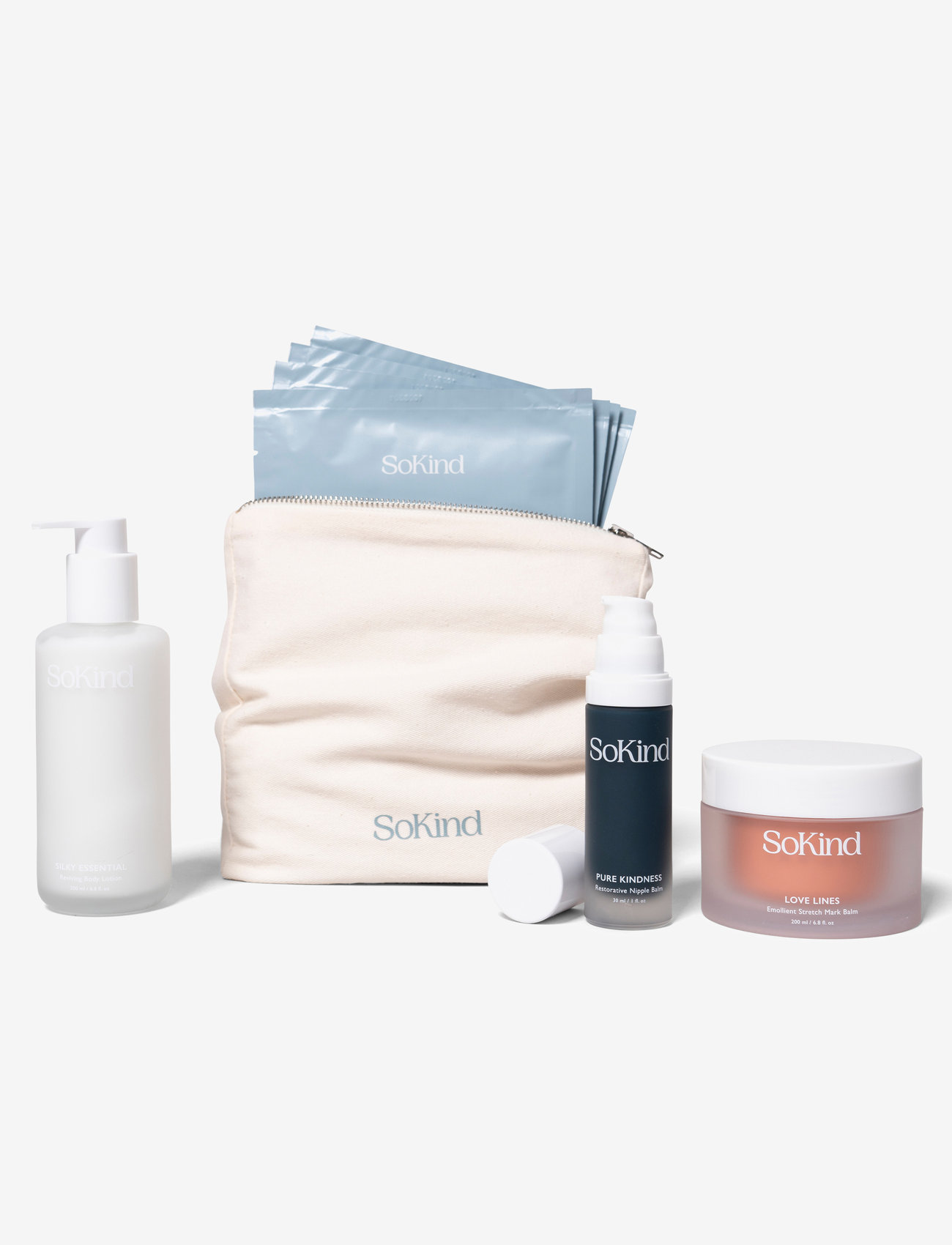 SoKind - Pregnancy Skin Care Kit - hudpleje  til kvinder - valentinsgaver - clear - 1