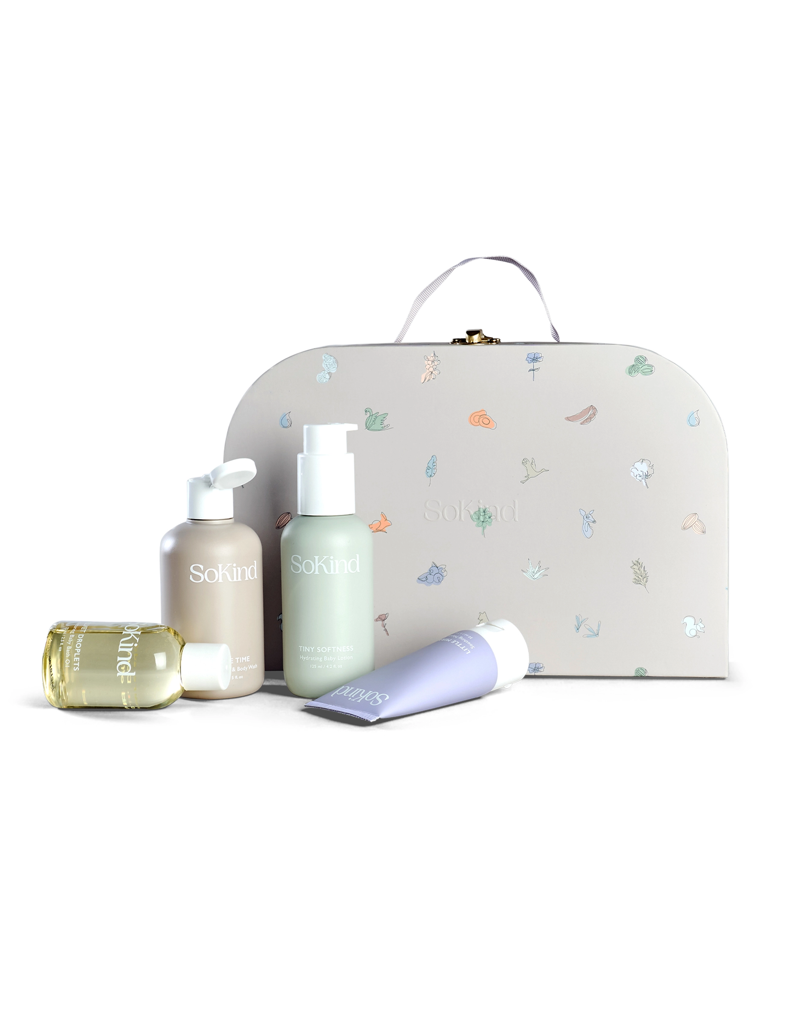 SoKind Dear Baby Kit 4 head-to-toe products formulated for the delicate baby skin. - Mamma & Barn - CLEAR / undefined