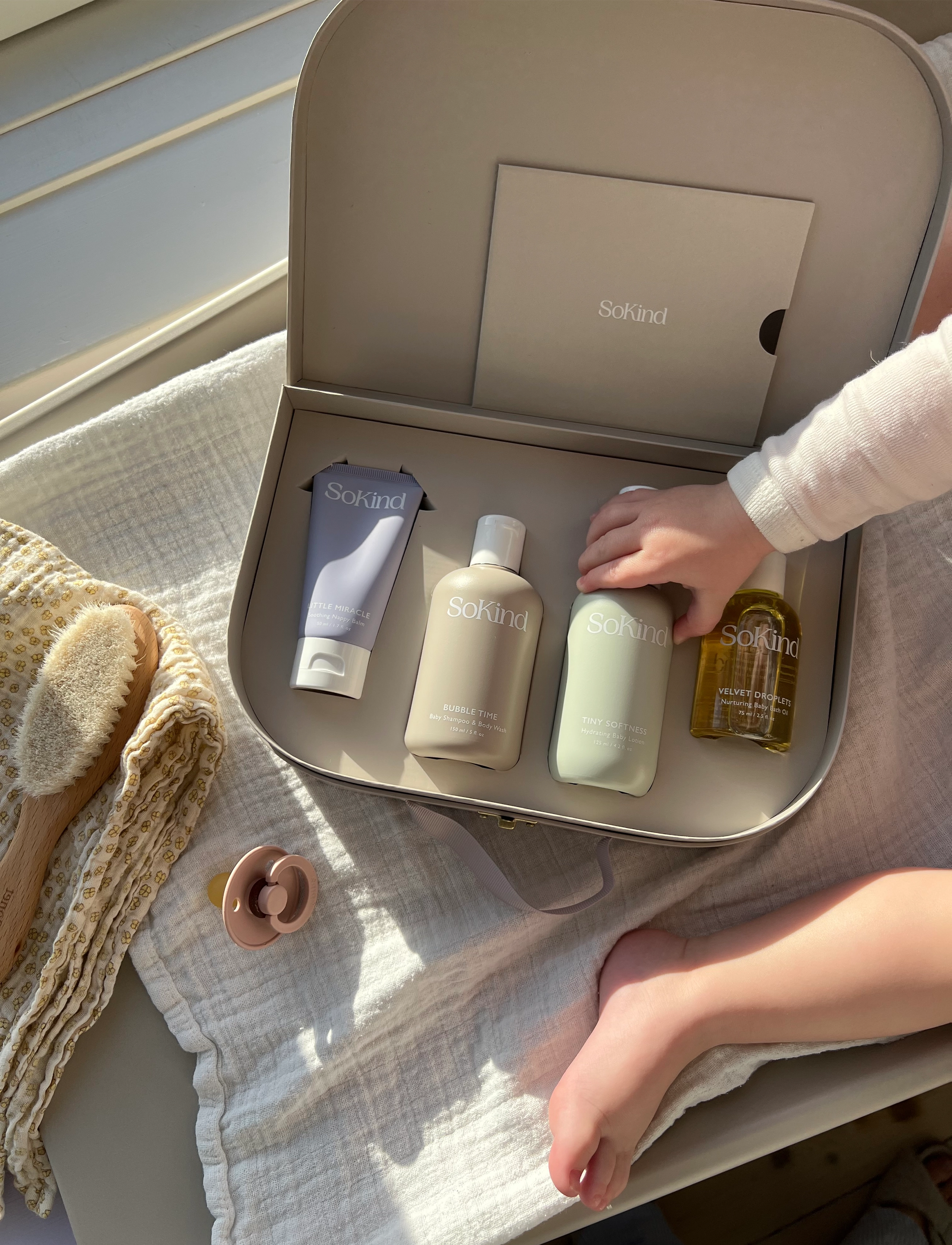 SoKind Dear Baby Kit 4 Head-To-Toe Products Formulated For The Delicate Baby Skin., Kvinder, Baby Care, Nude, Str: ONE SIZE