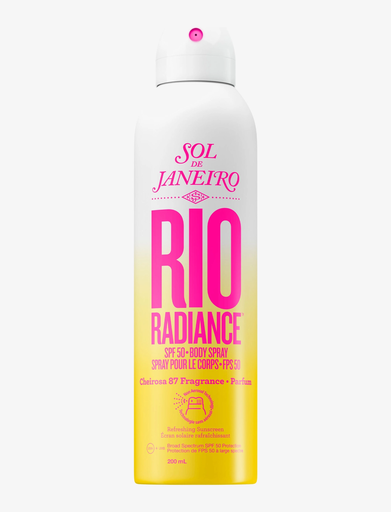 Sol de Janeiro Rio Radiance SPF 50  Body Spray 200 ml - Solprodukter - N/A / clear