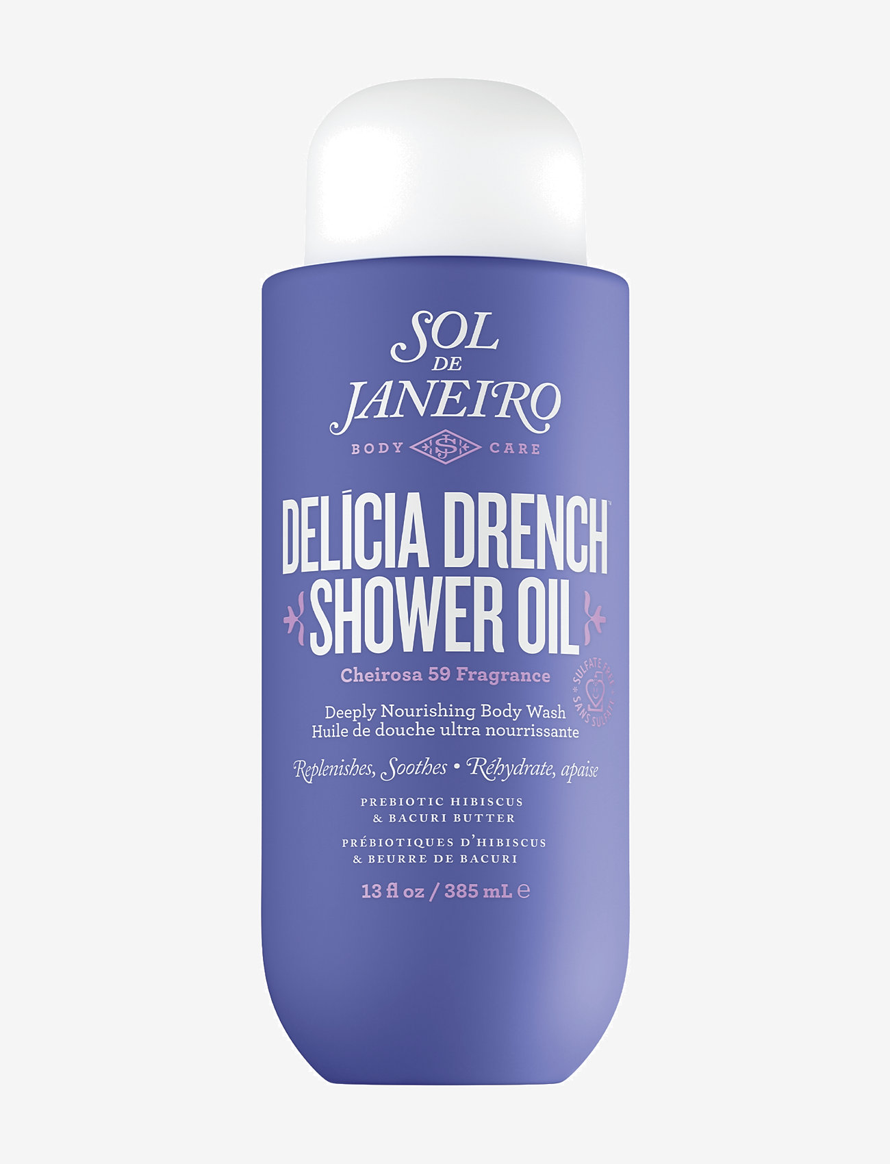 Sol de Janeiro - Delicia Drench Shower Oil 385ML - shower gel & bruseolier - clear - 1