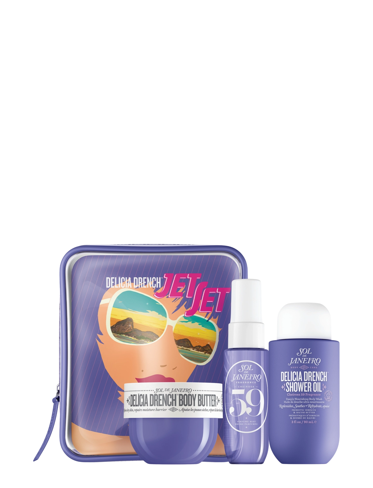 Sol de Janeiro Delicia Drench Jet Set, One Size, Nude, Alle Sæt > Rejsestørrelse, Dame