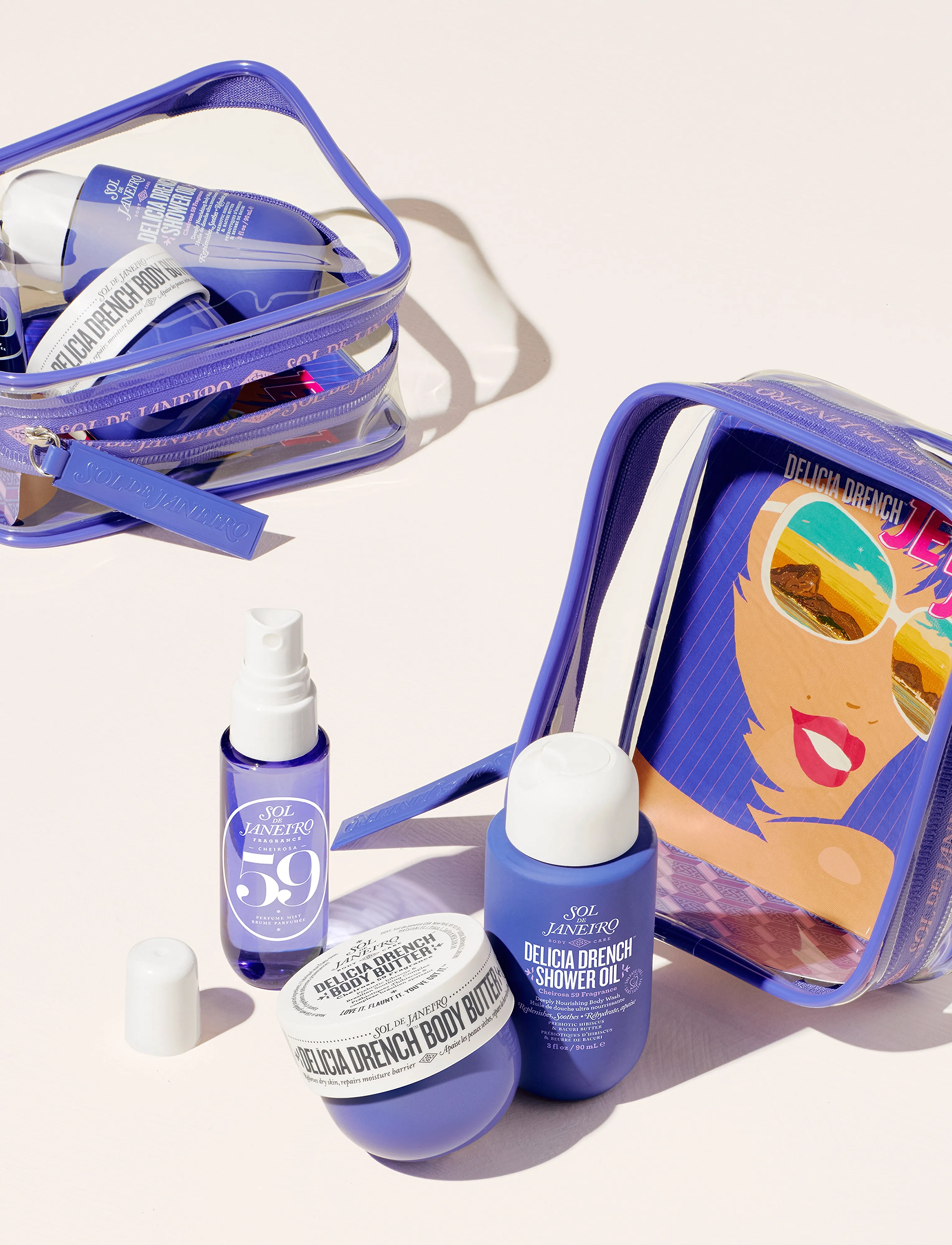 Sol de Janeiro - Delicia Drench Jet Set - gavesæt - clear - 4