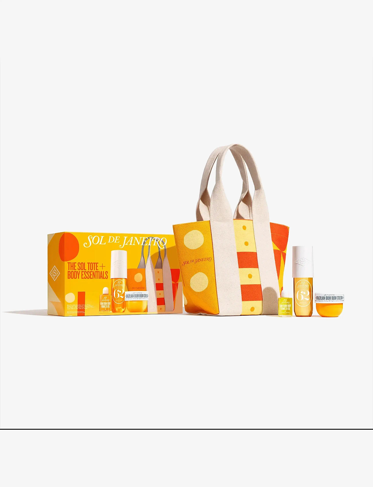 Sol de Janeiro - The Sol Tote + Body Essentials 2025 - gåvoset - clear - 2