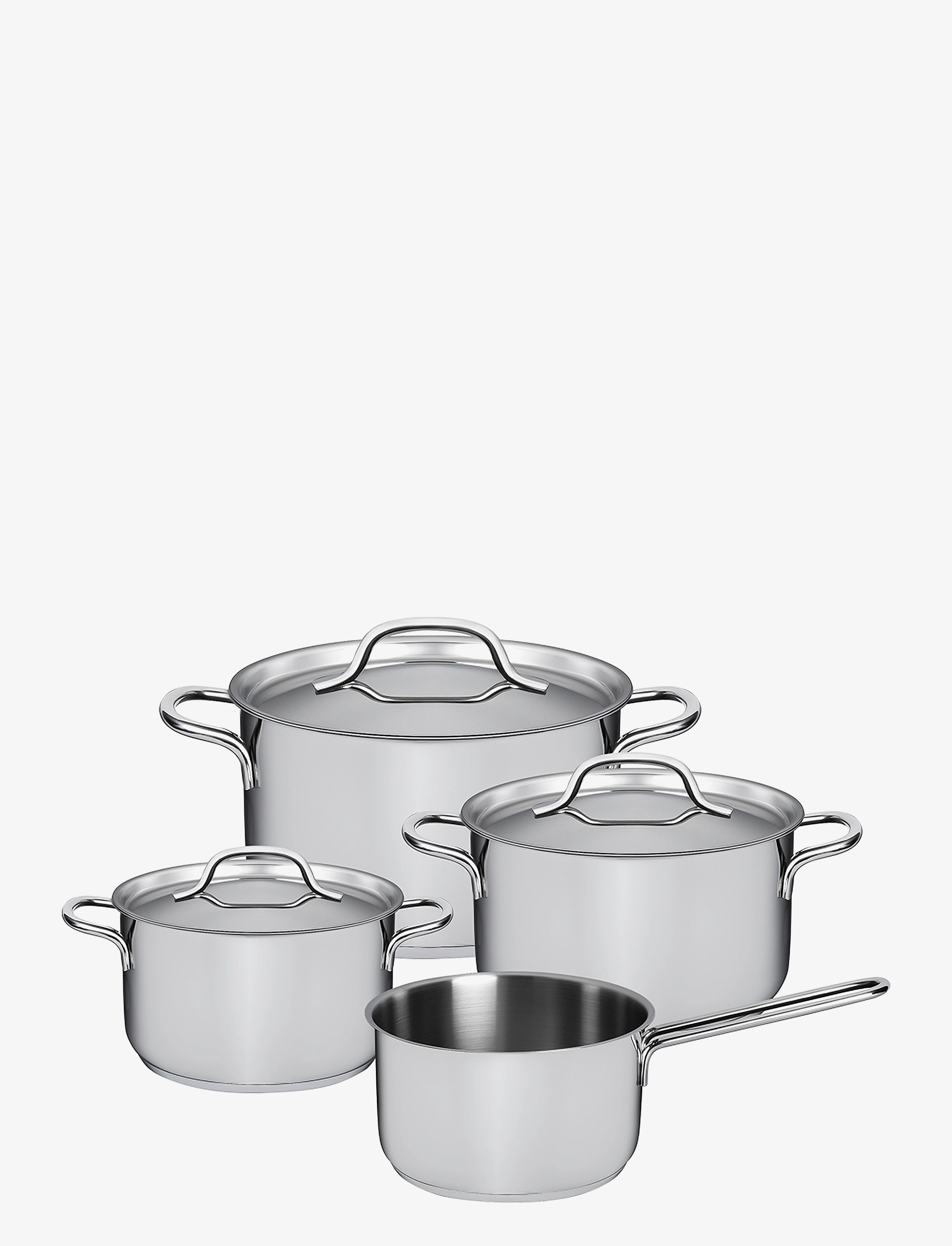 Sola Mirage Cookwareset 4-pcs - Sola - STAINLESS STEEL / silver