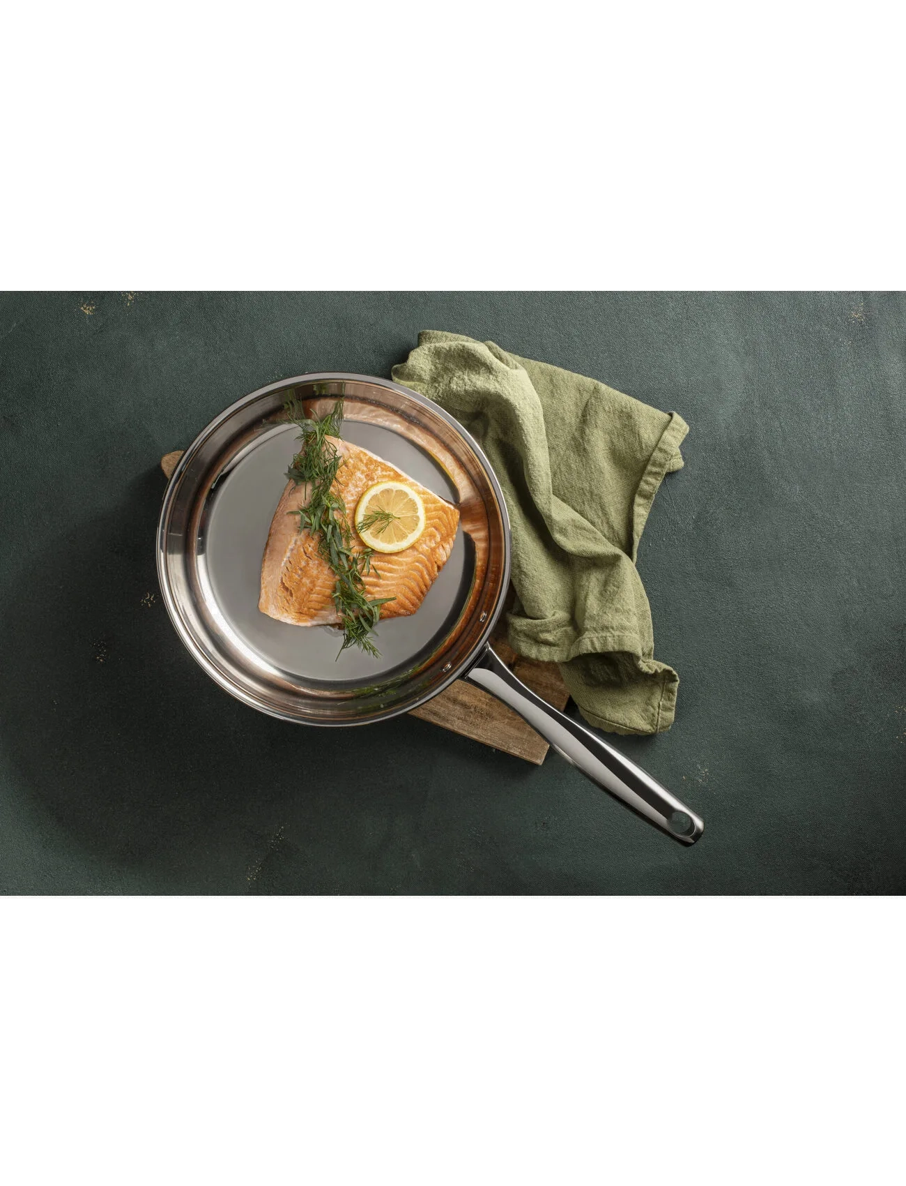 Sola - Green Cooking Frying Pan - stegepander - stainless steel - 2