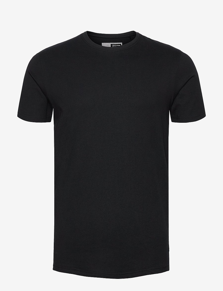 Solid - SDROCK SS - kurzärmelige t-shirts - black - 1
