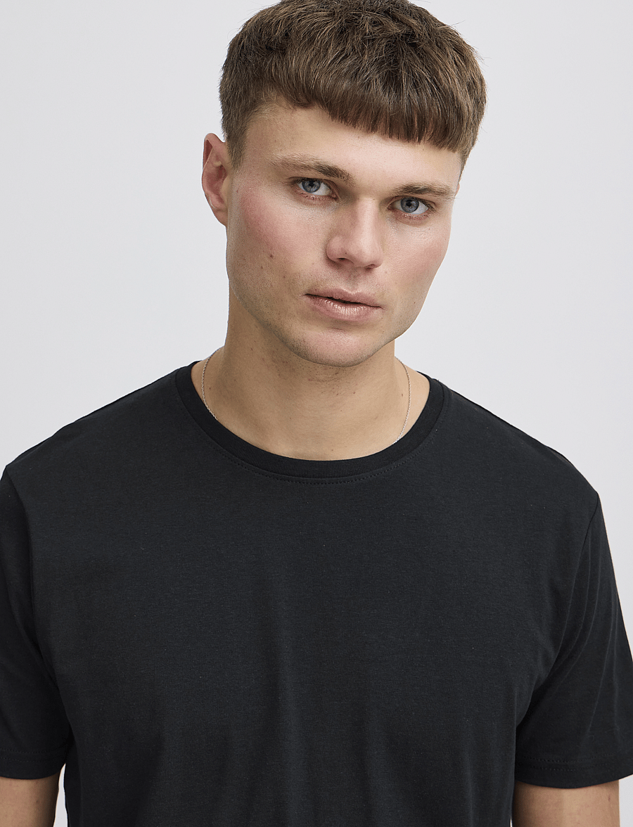 Solid - SDROCK SS - kurzärmelige t-shirts - black - 5