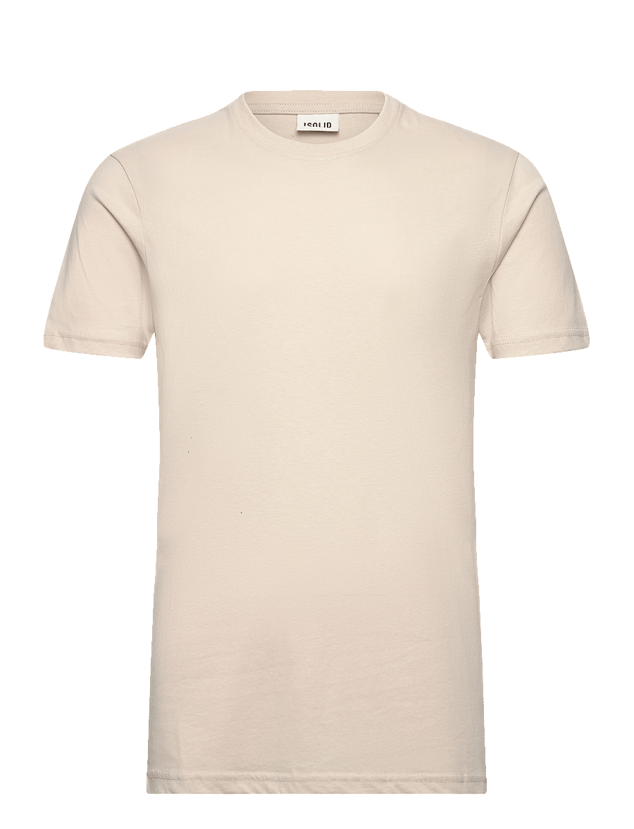 Solid - SDROCK SS - short-sleeved t-shirts - oatmeal - 1
